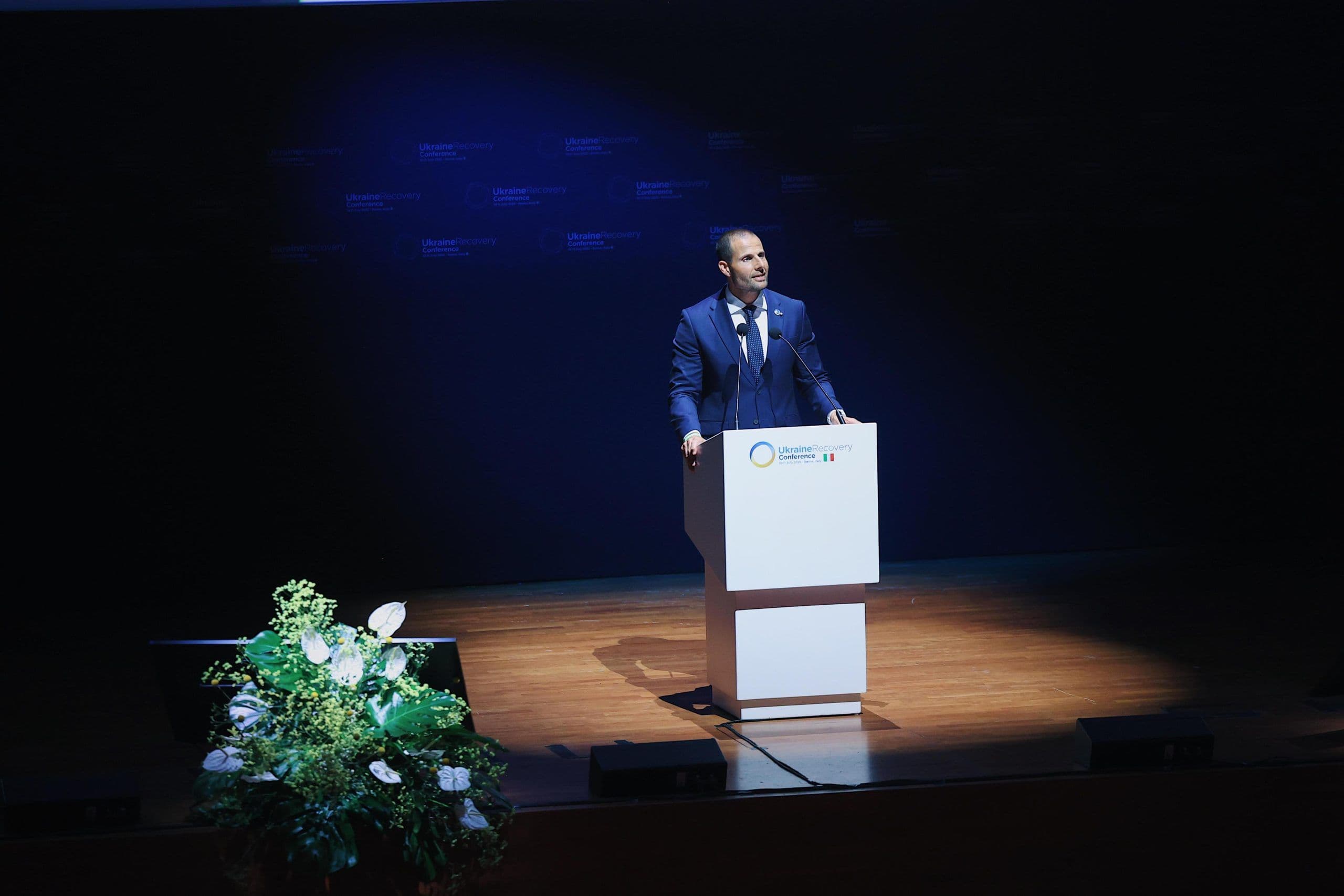 Prime Minister Robert Abela In Rome At The Ukraine Recovery Conference