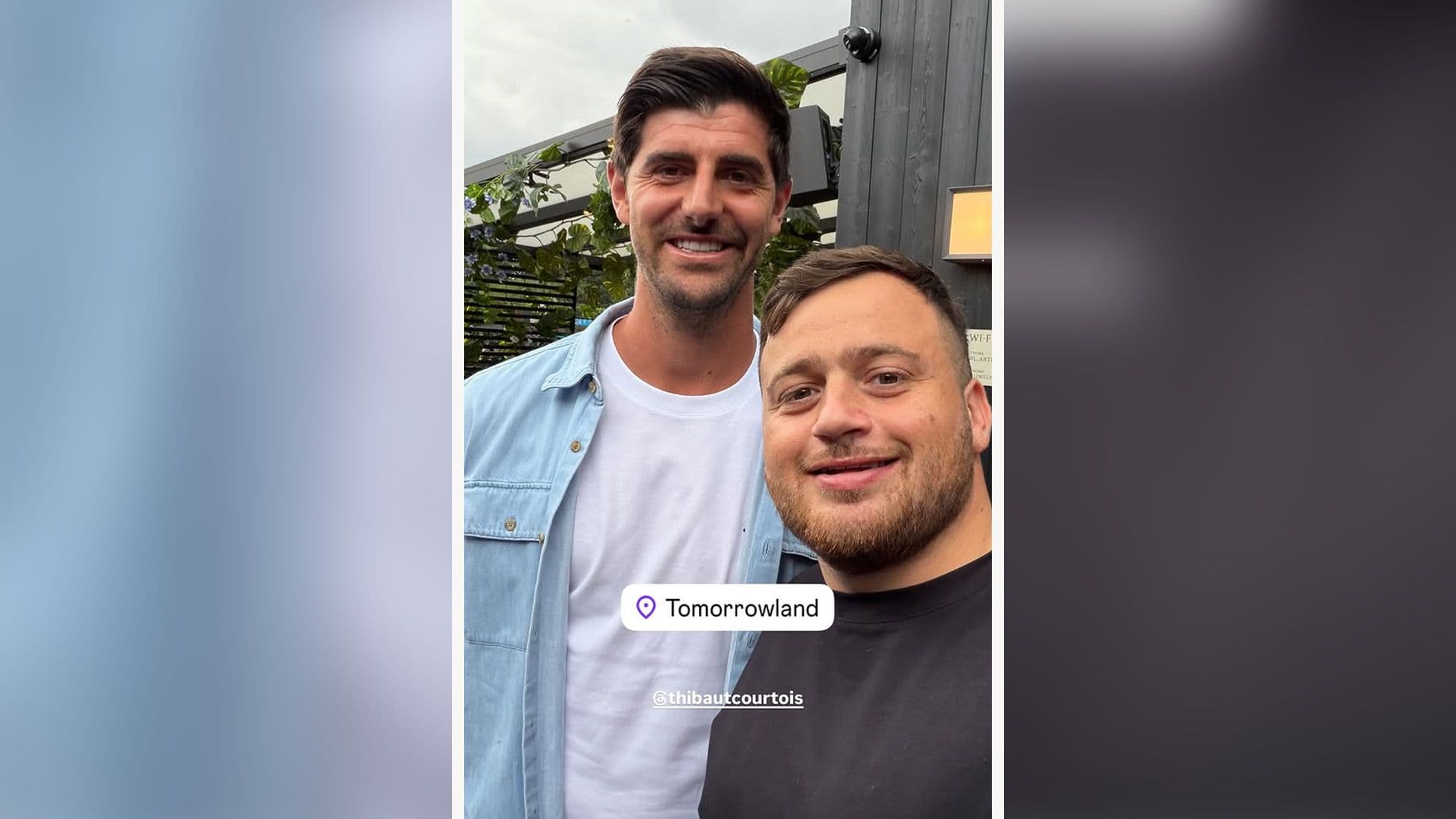 Shaun Farrugia Meets Real Madrid Goalkeeper Thibaut Courtois