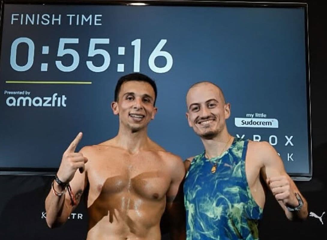 Matthew Ellul and Kurt Attard Impress at HYROX Gdansk in Poland