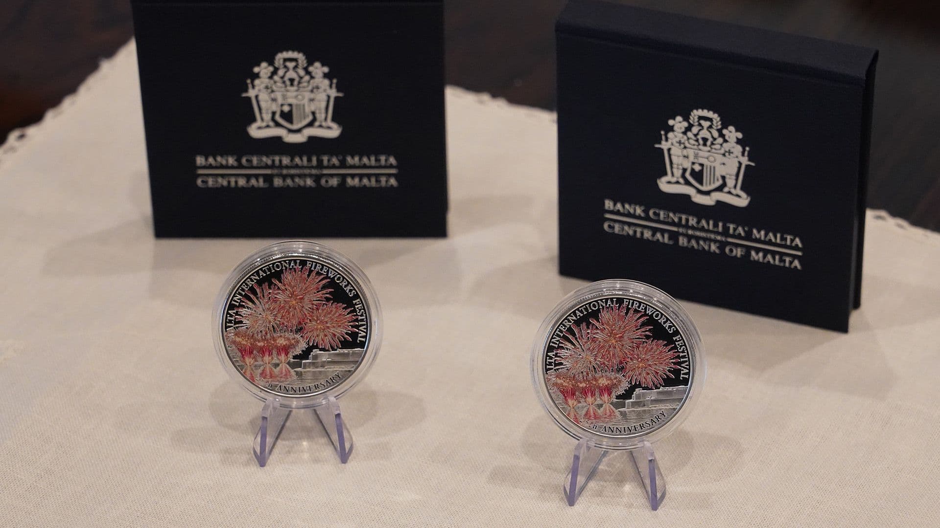 COMMEMORATIVE COIN LAUNCHED FOR 25 YEARS OF FIREWORKS FESTIVAL