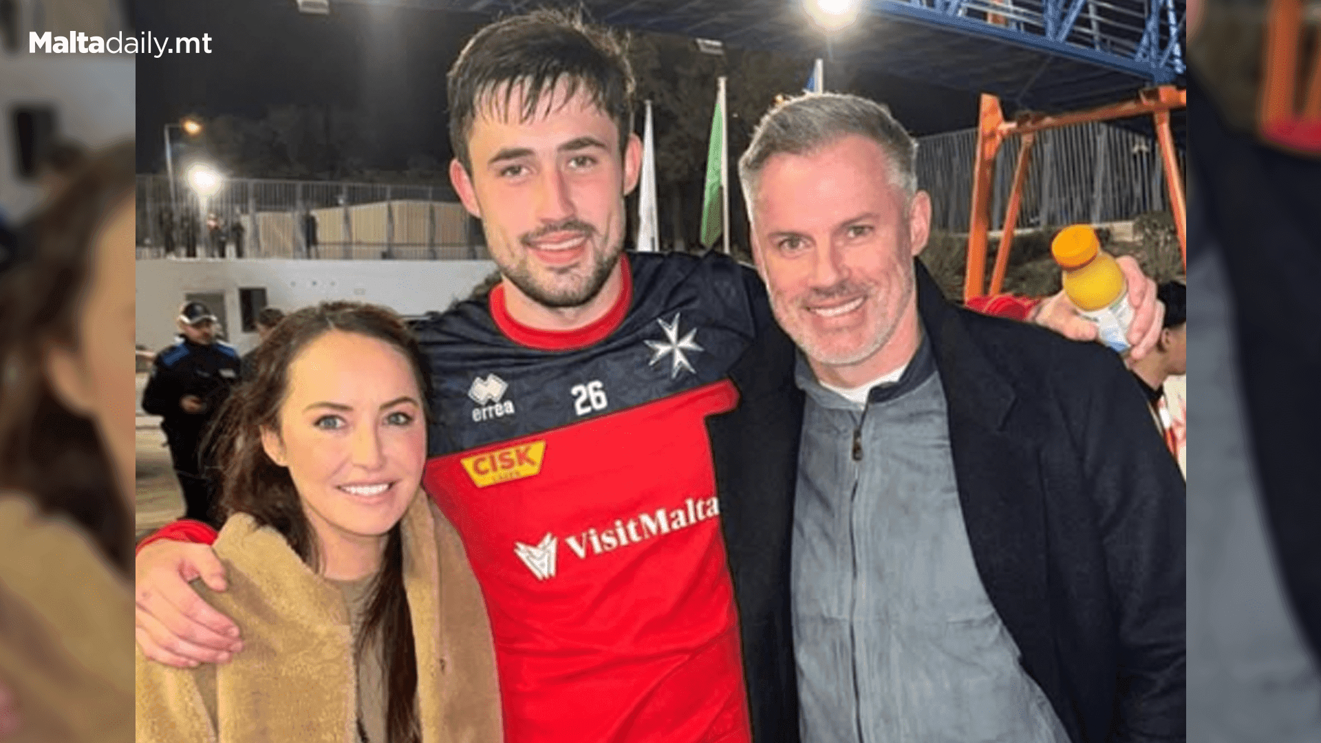Jamie Carragher Beams with Pride as Son James Makes Malta Debut