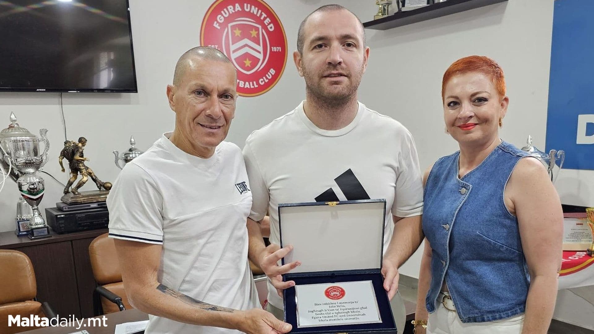 Jake Vella Named Honorary Member Of Fgura United FC