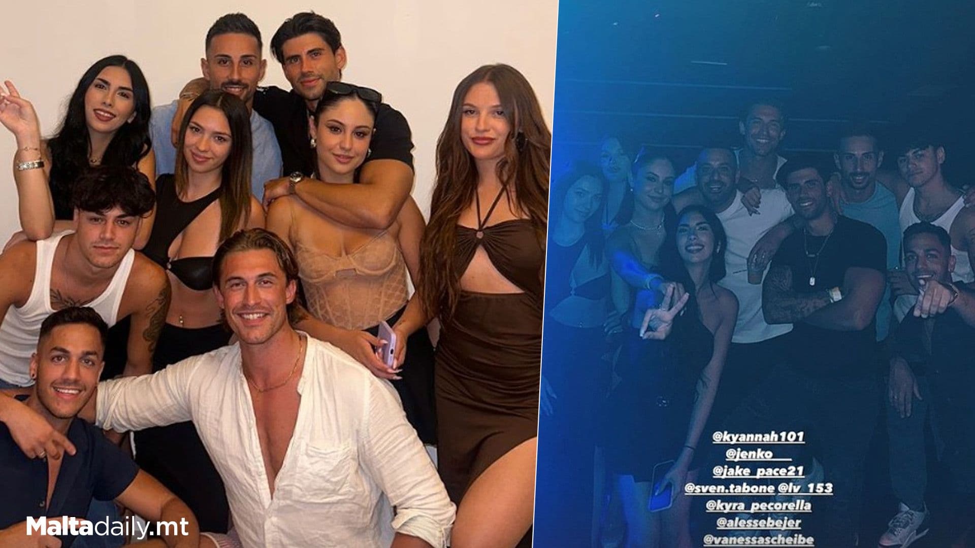 Eliminated Islanders Reunite For Paceville Night Out