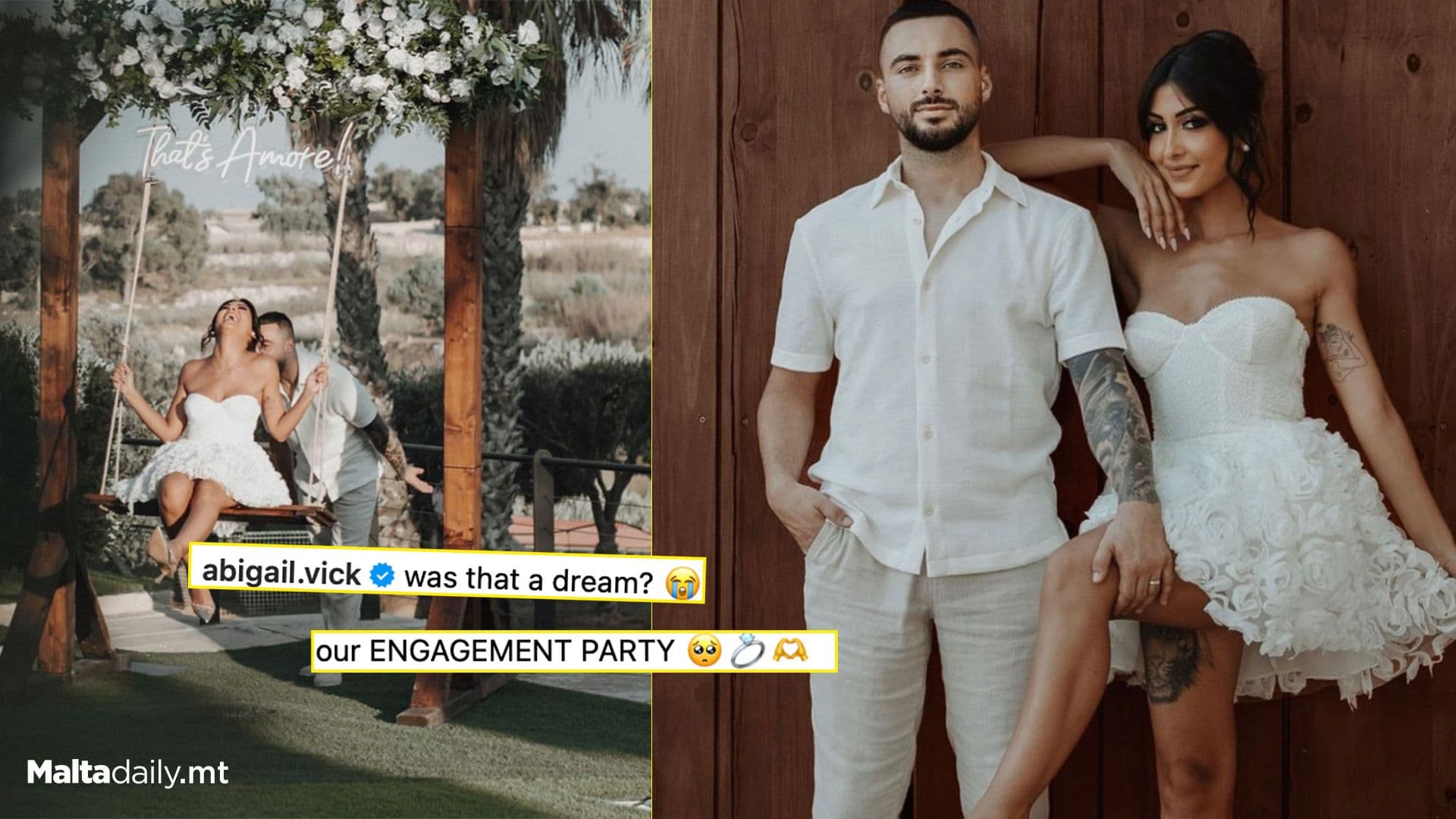 Local Influencer Abigail Vick Shares Touching Video of Her Engagement Party