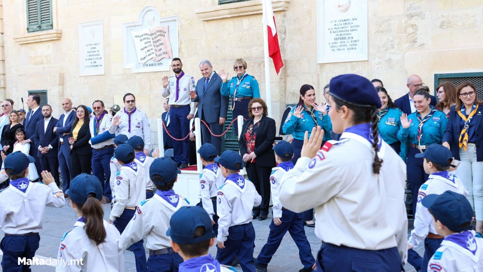 Around 6,000 Scouts & Guides March In Annual Rally