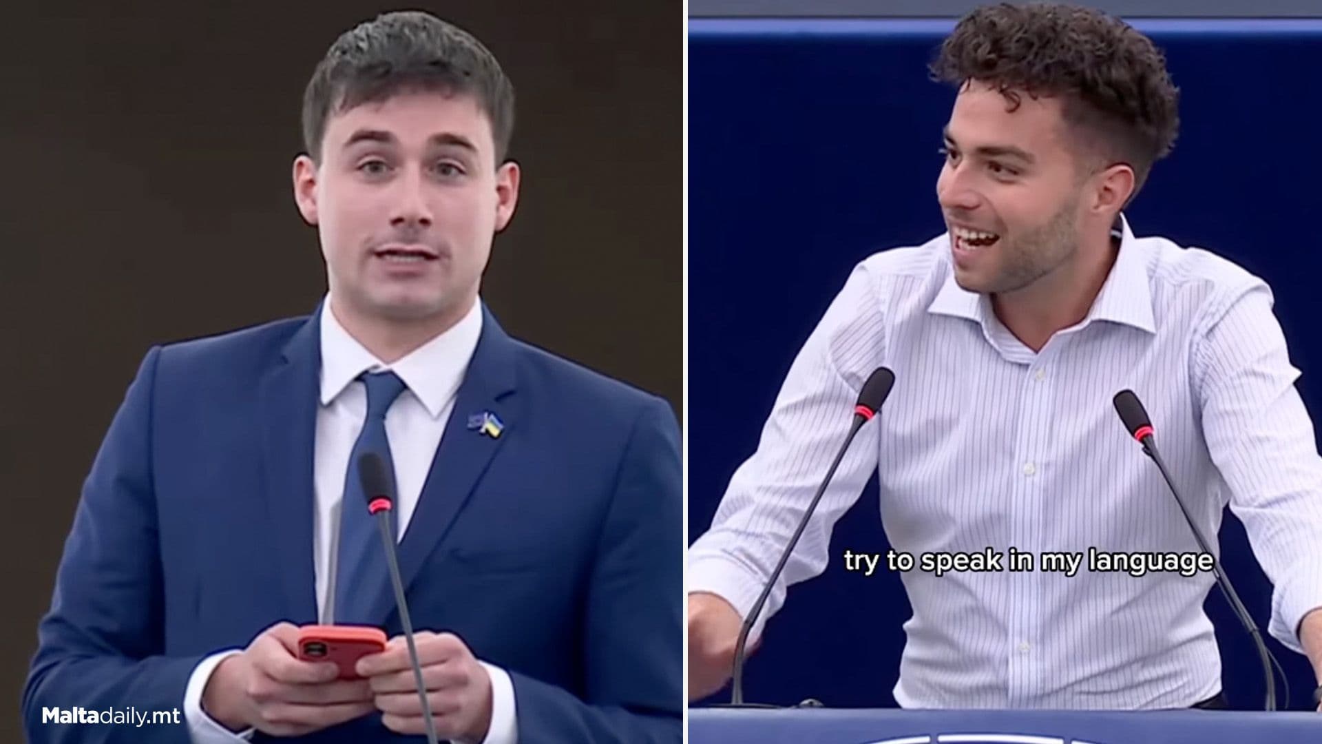 German MEP Tries To Speak In Maltese At European Parliament