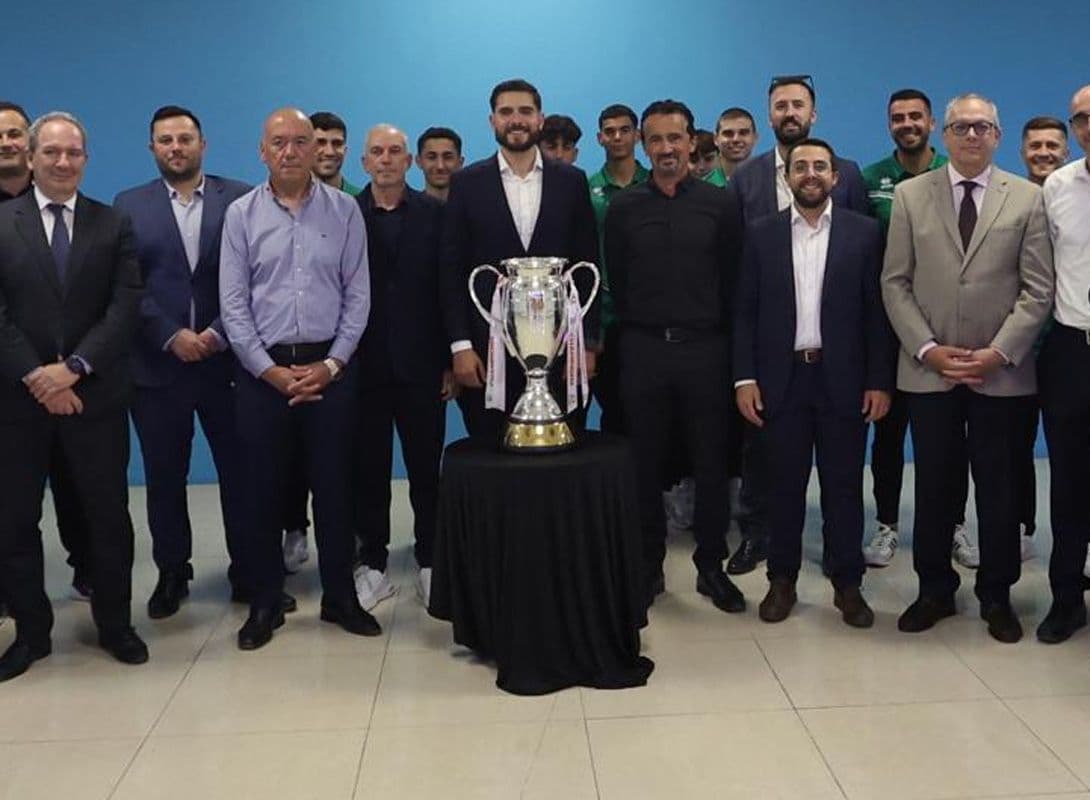 Opposition Leader Alex Borg Welcomes Champions Floriana
