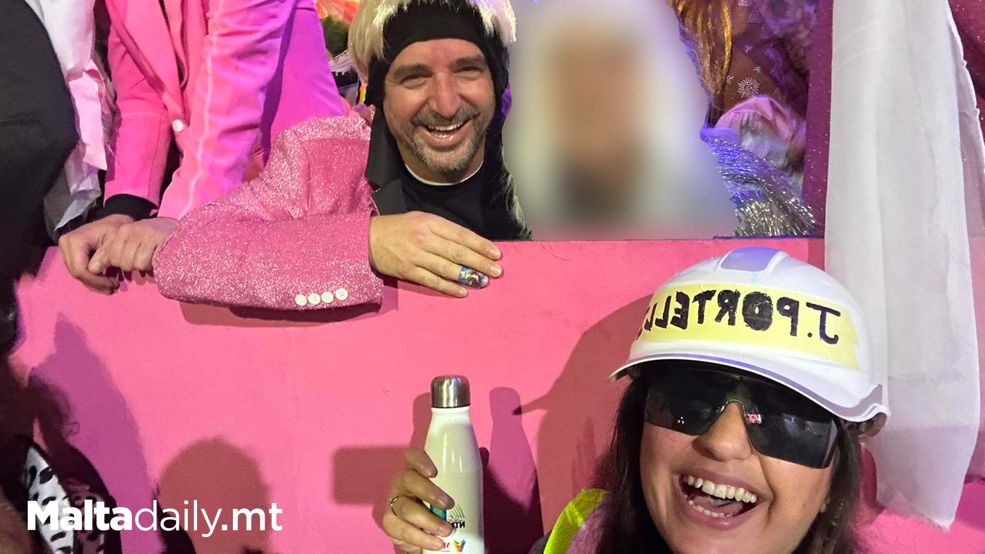 Joseph Portelli Meets Carnival Goer Dressed As Himself