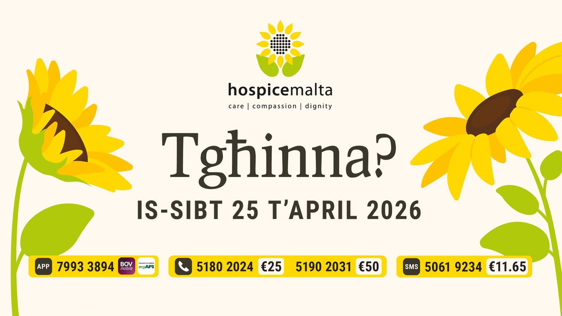 Hospice Malta Launches Telethon To Fund Palliative Care