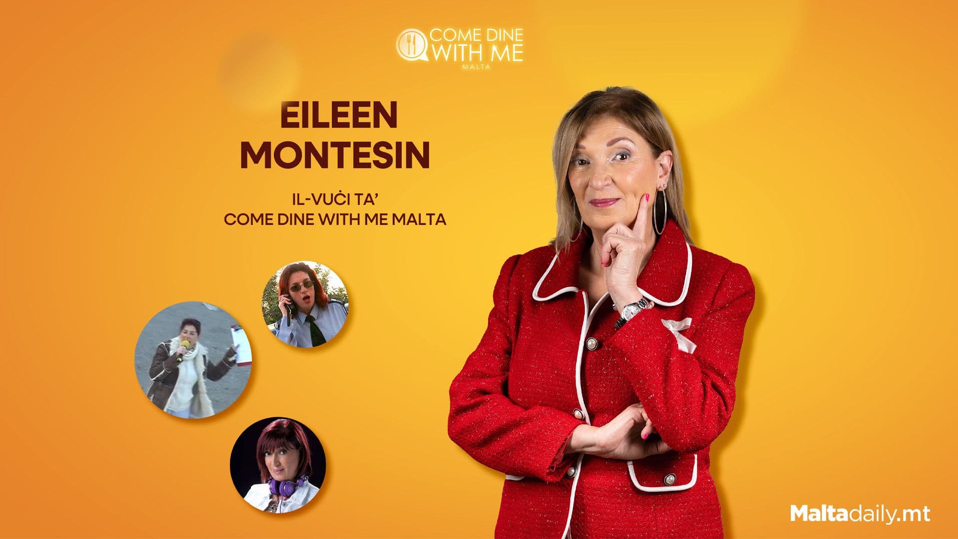 Eileen Montesin To Narrate 1st Ever Season of ‘Come Dine With Me Malta’