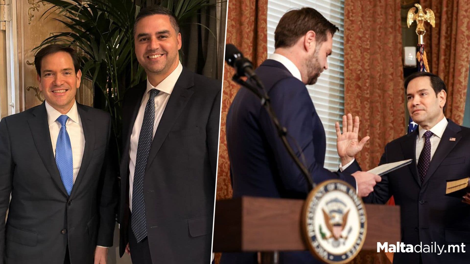 Ian Borg Meets American Secretary of State Marco Rubio