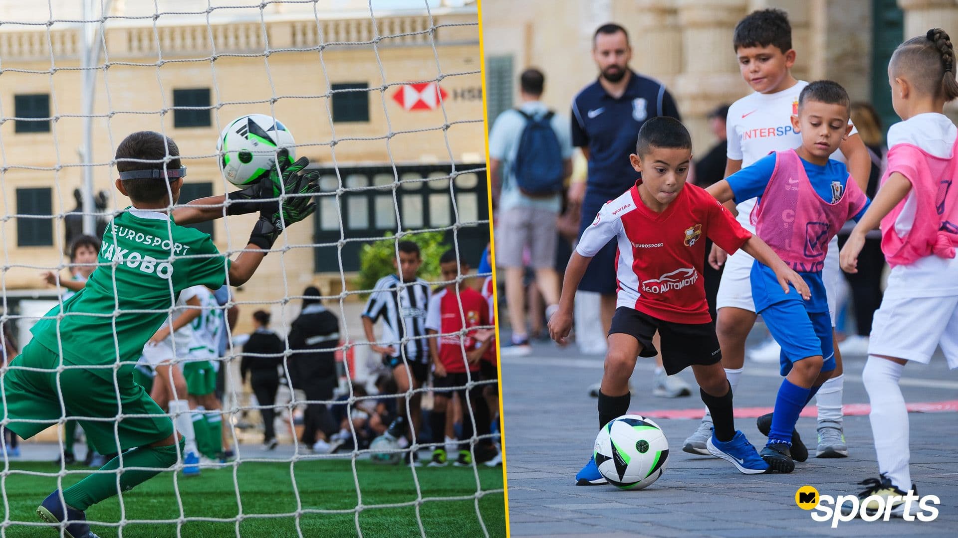 Street Football In Malta’s Capital City, Valletta