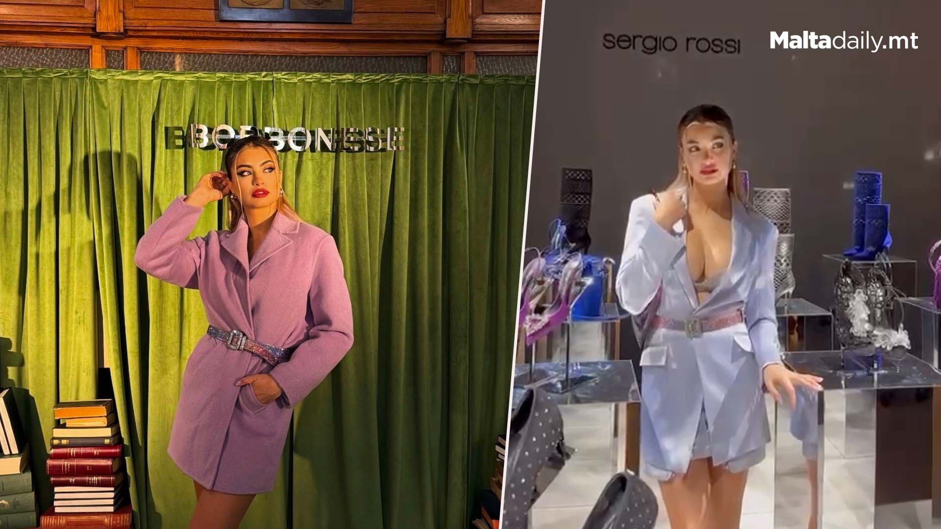 Emma Muscat Wows At Milan Fashion Week