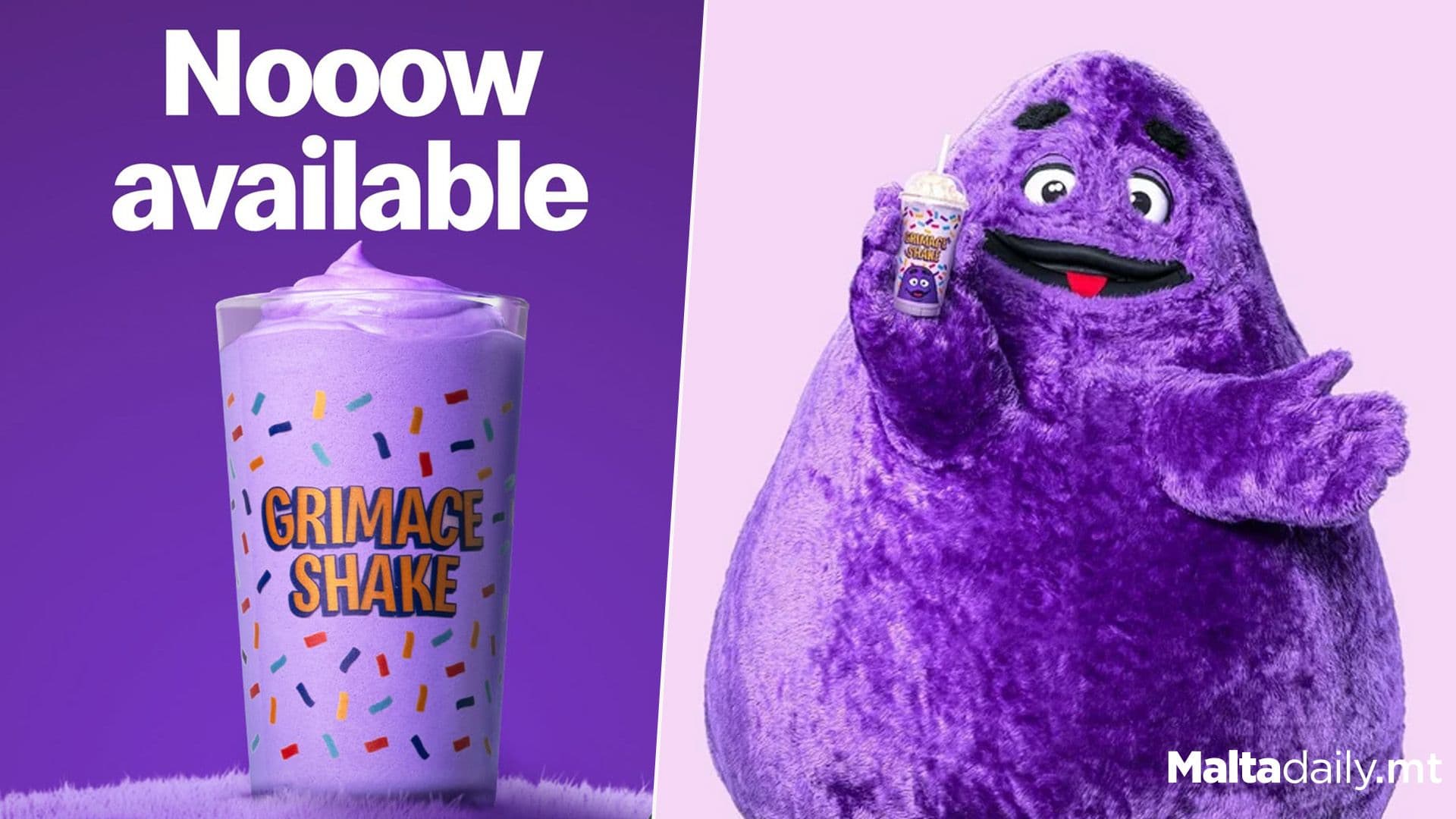 Viral Grimace Shake Has Finally Landed In Malta