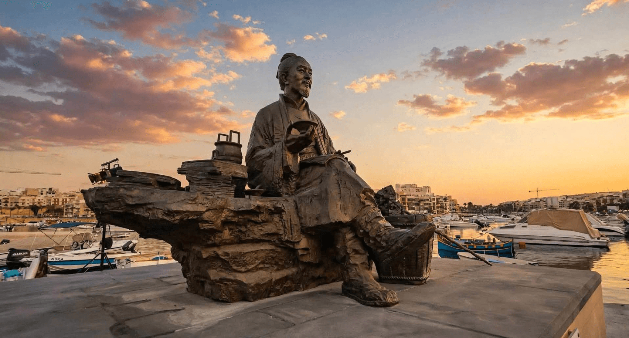 New Sculpture Celebrates Friendship Between Malta and China in Marsaskala