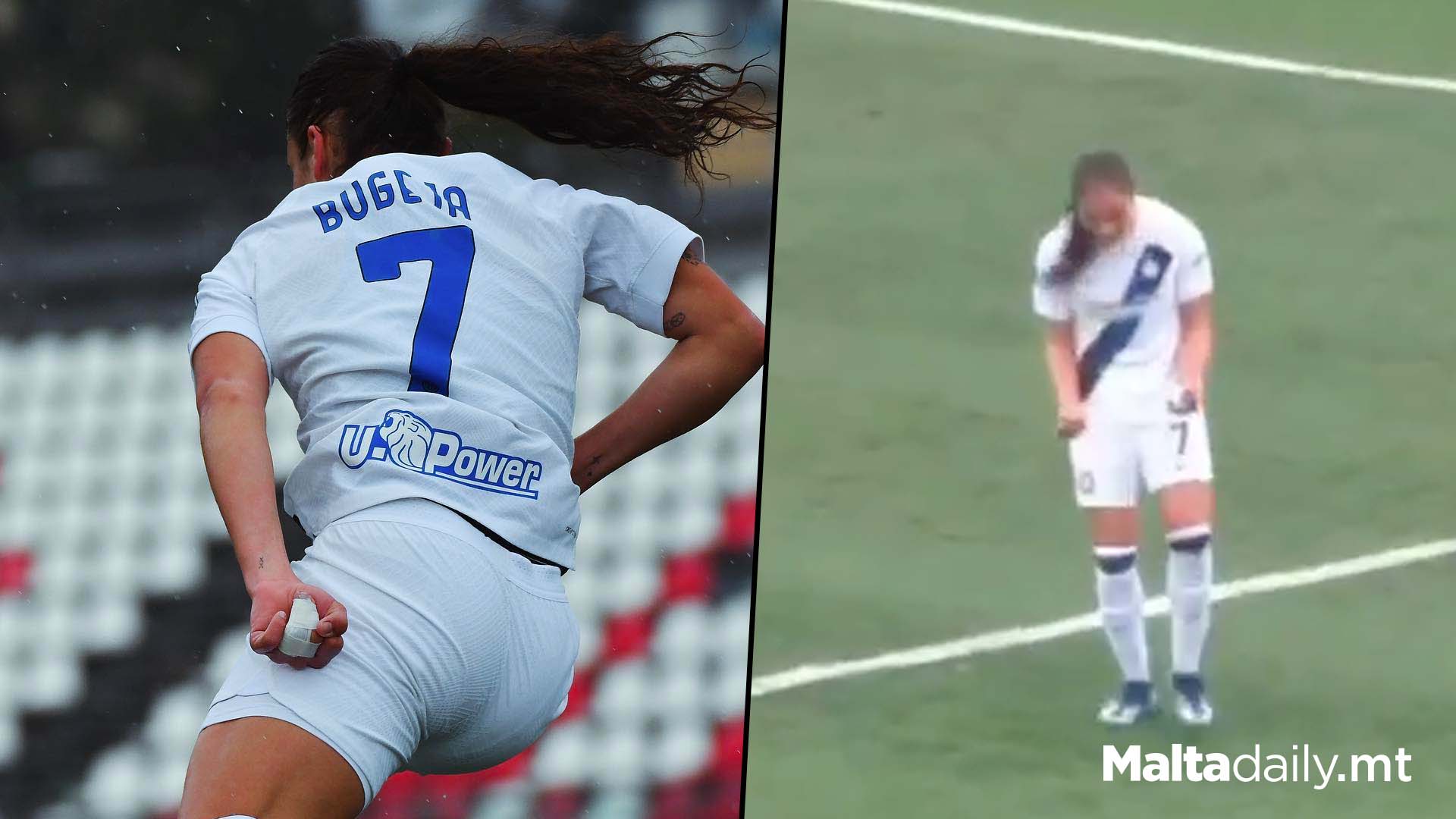 Haley Bugeja Scores During Inter’s 6-2 Win