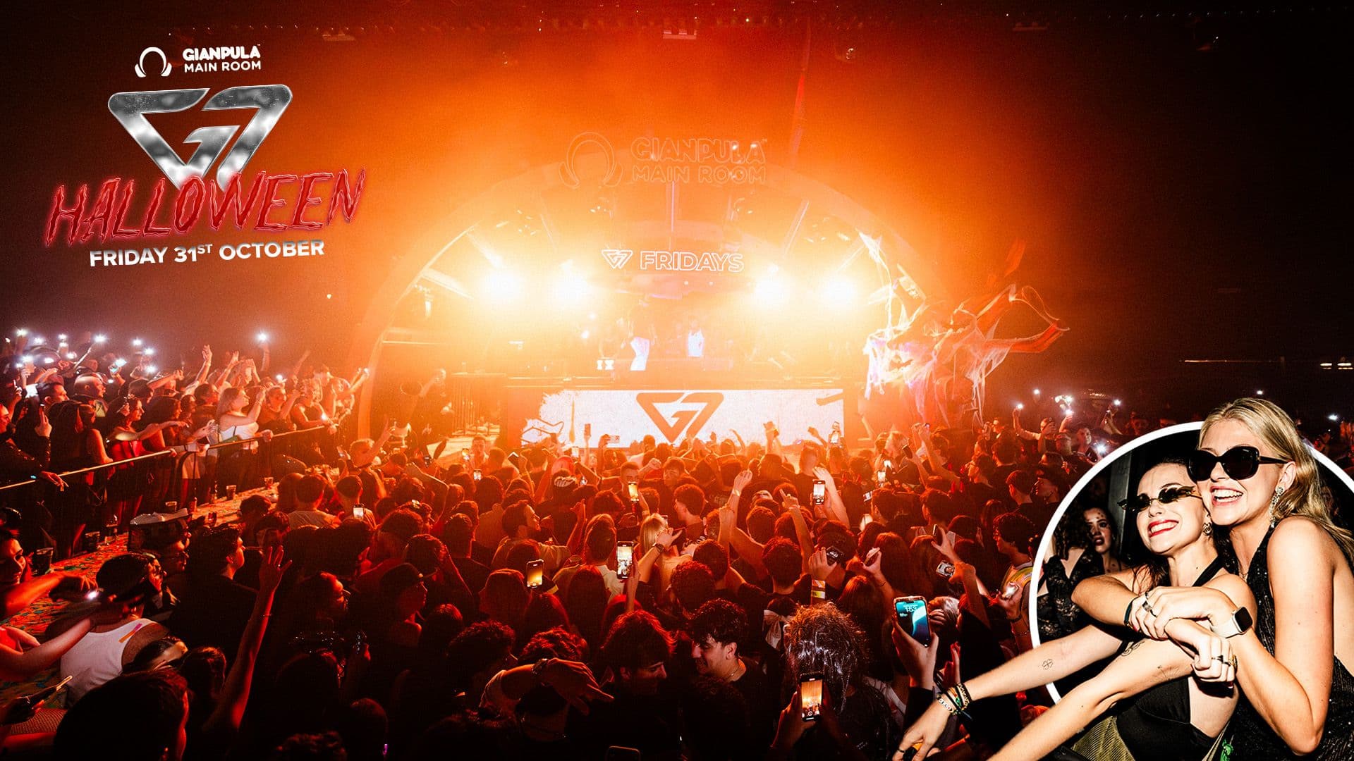 ONE WEEK: G7 Takes Over Gianpula Main Room for Halloween Friday Special