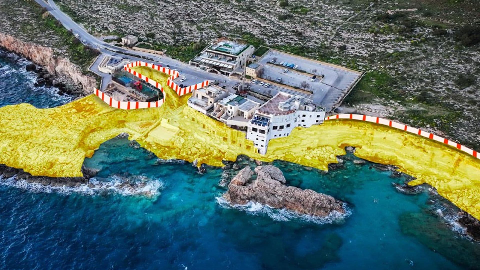 Appeal To Follow Għar Lapsi Safety Signs Due To Storm Damage