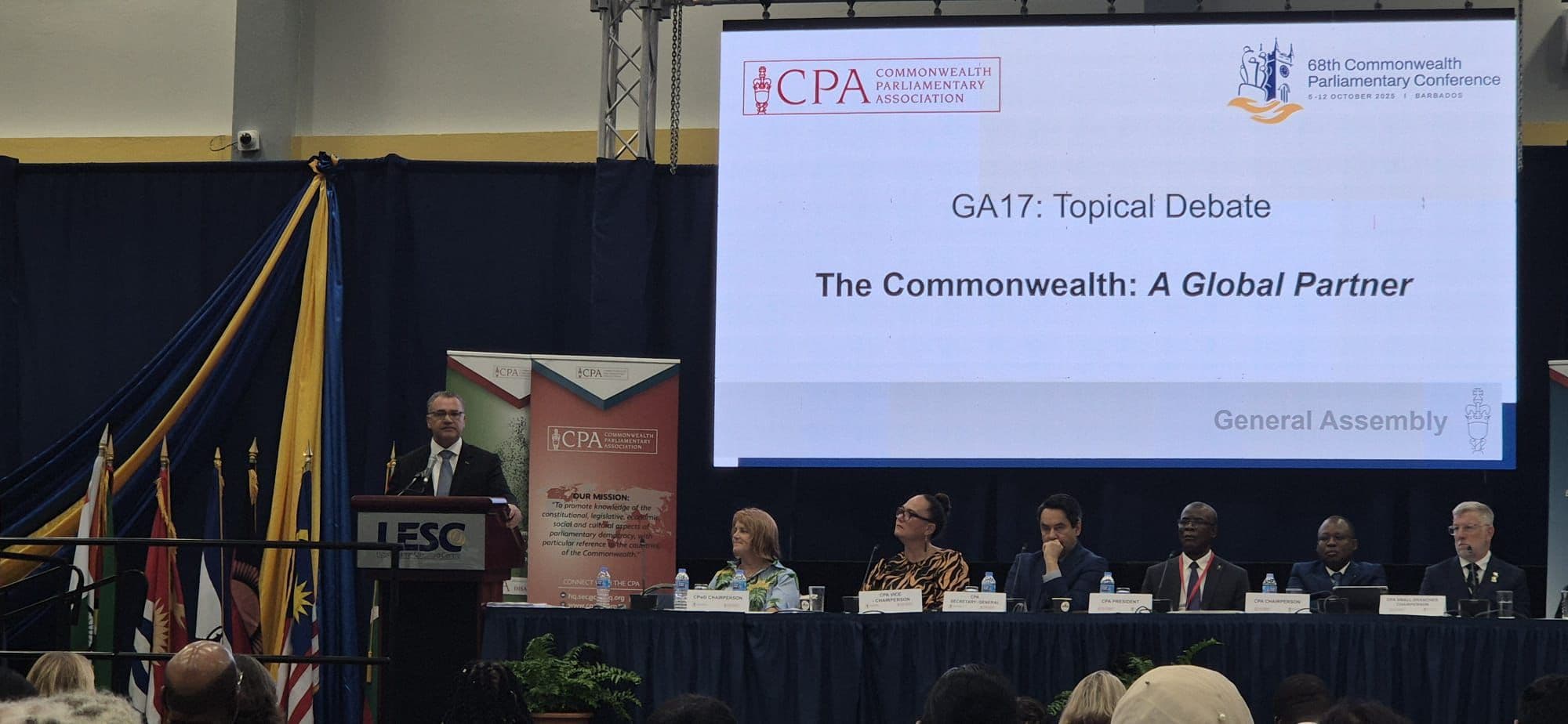 Deputy Speaker Calls For Peace And Stability In Gaza and Beyond At Commonwealth Parliamentary Conference