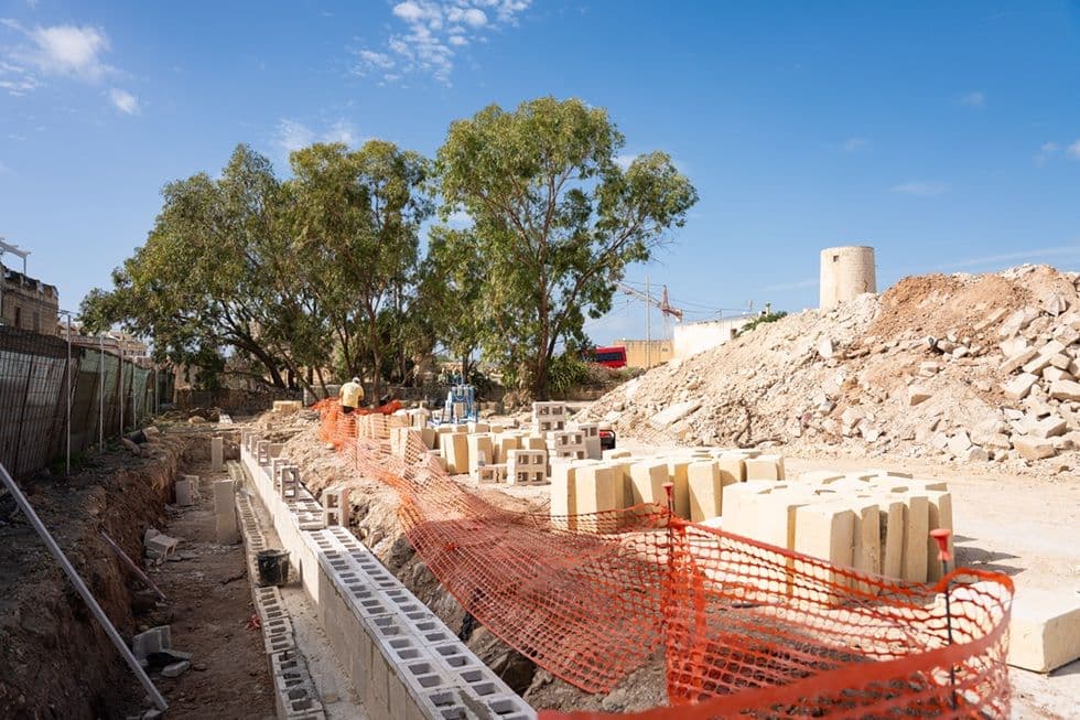 Mitħna Park: Works Commence On A New Park Between Mqabba And Qrendi