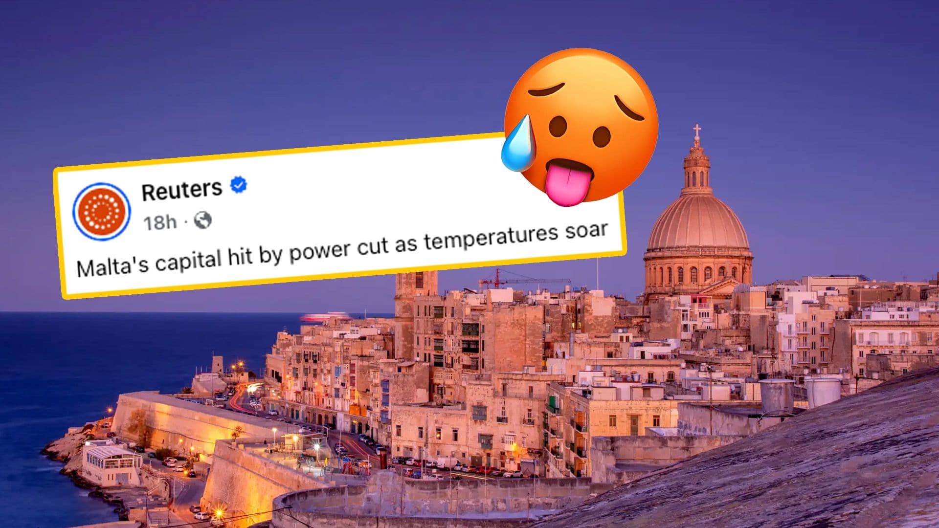 Maltese Heatwave Power Cuts Make International News