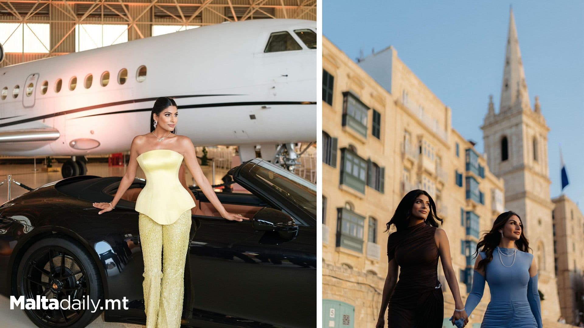 Netflix’s ‘Dubai Bling’ Stars Farhana Bodi & Danya F M Almulla Land in Malta