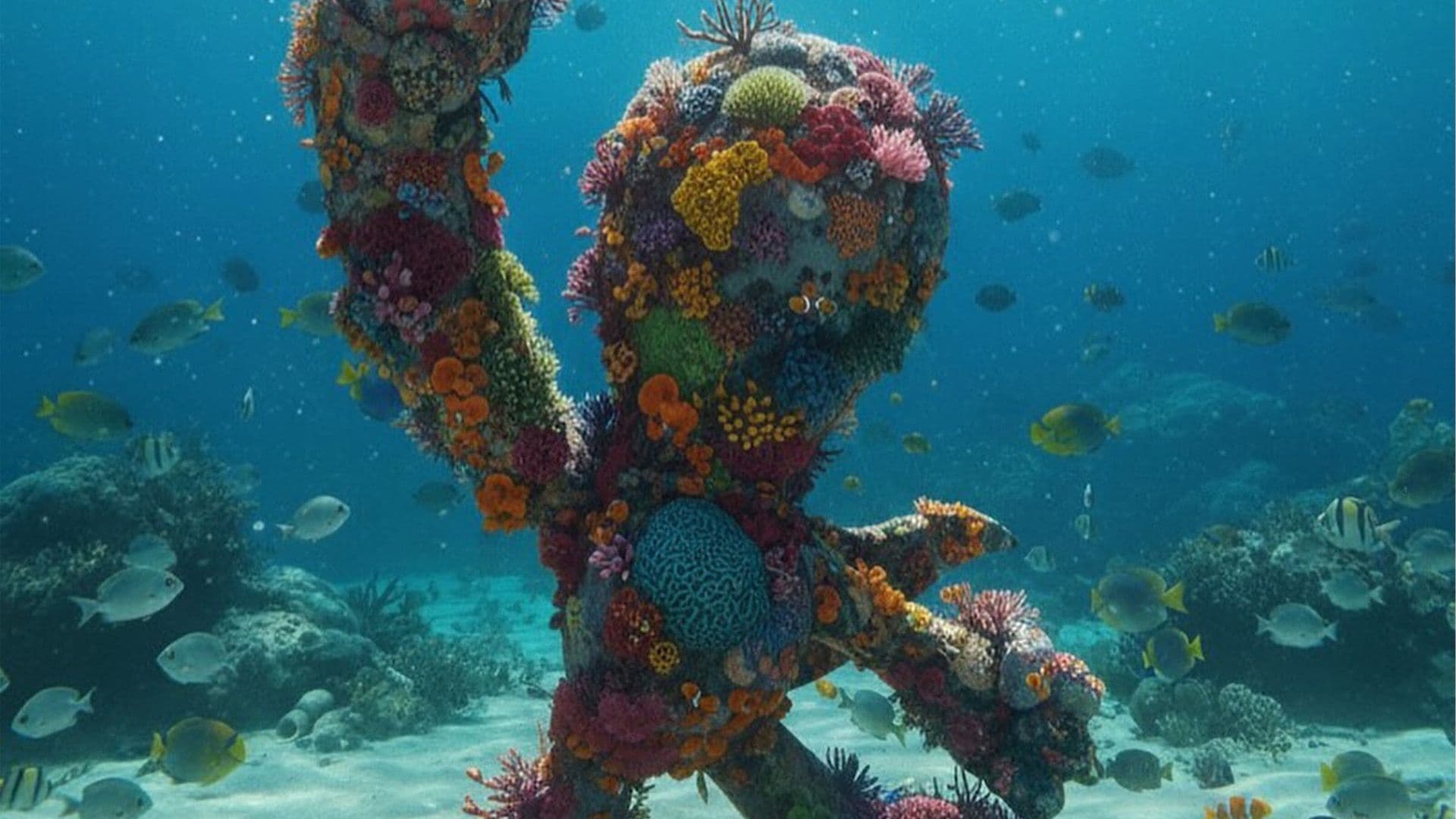 "Coral Becomes The Paint. Fish Become The Audience" : Local Designer Zack Ritchie Proposes Underwater Sculptures
