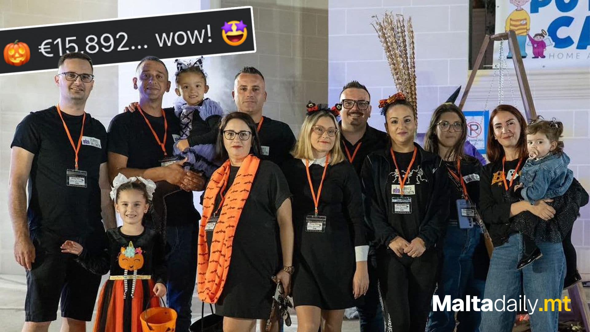 Puttinu Cares Raised €15,892 at Halloween Event in Żurrieq