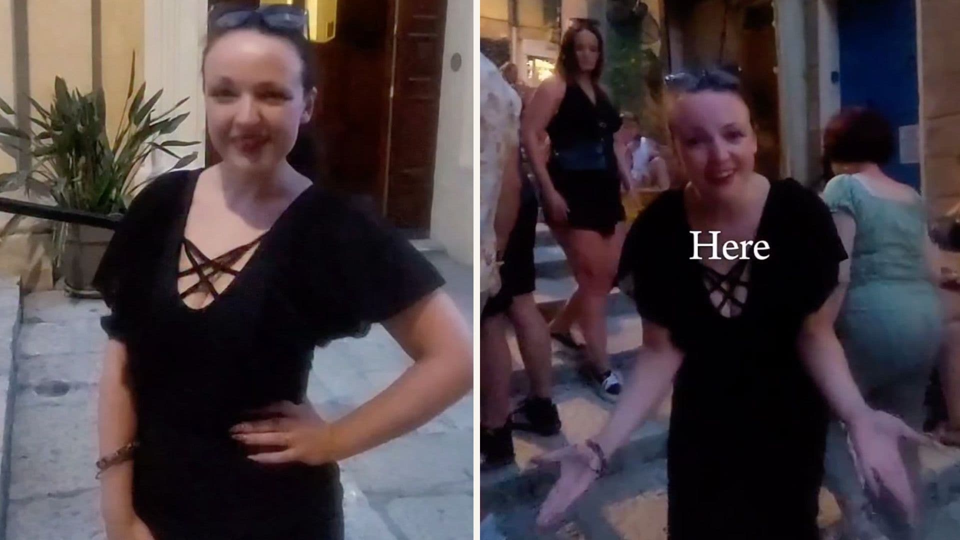 Burlesque Performer Shows Distance From Church To Show Spot