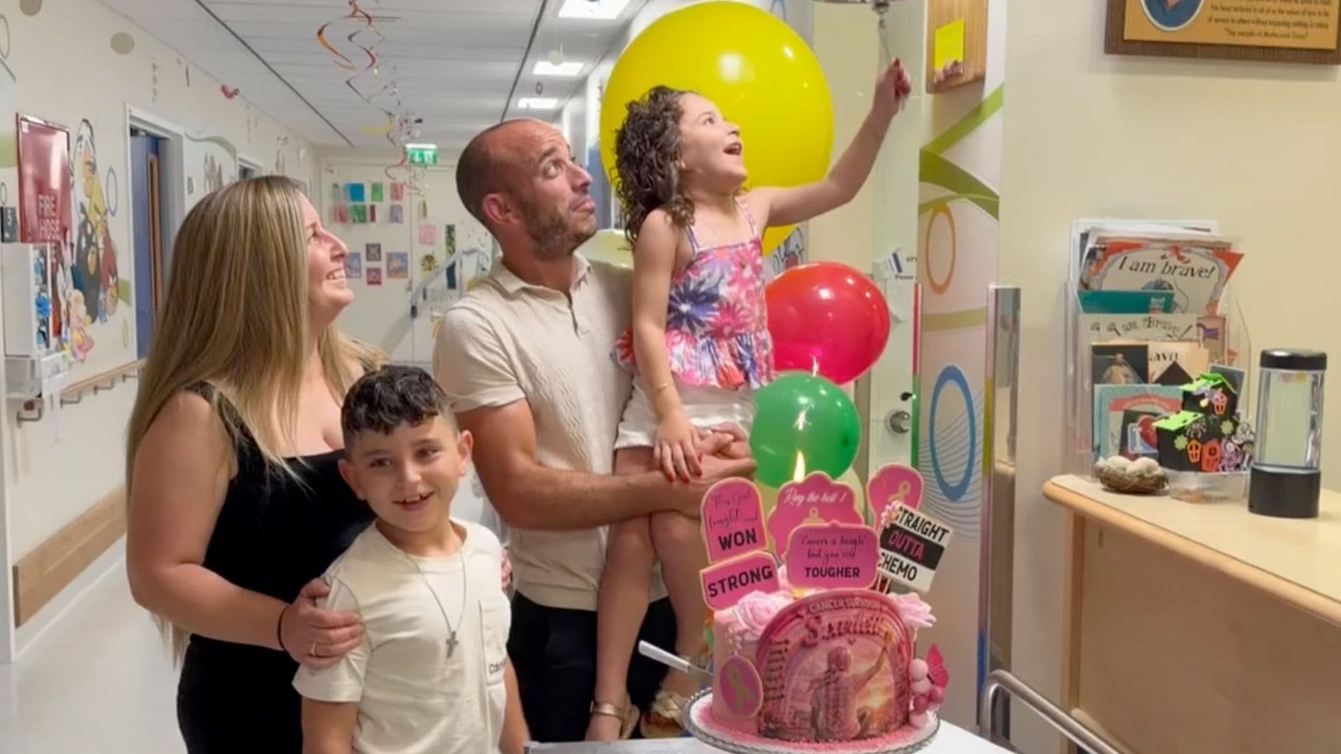 6 Year Old Scarlet Rings End Of Treatment Bell After Battle With Leukaemia