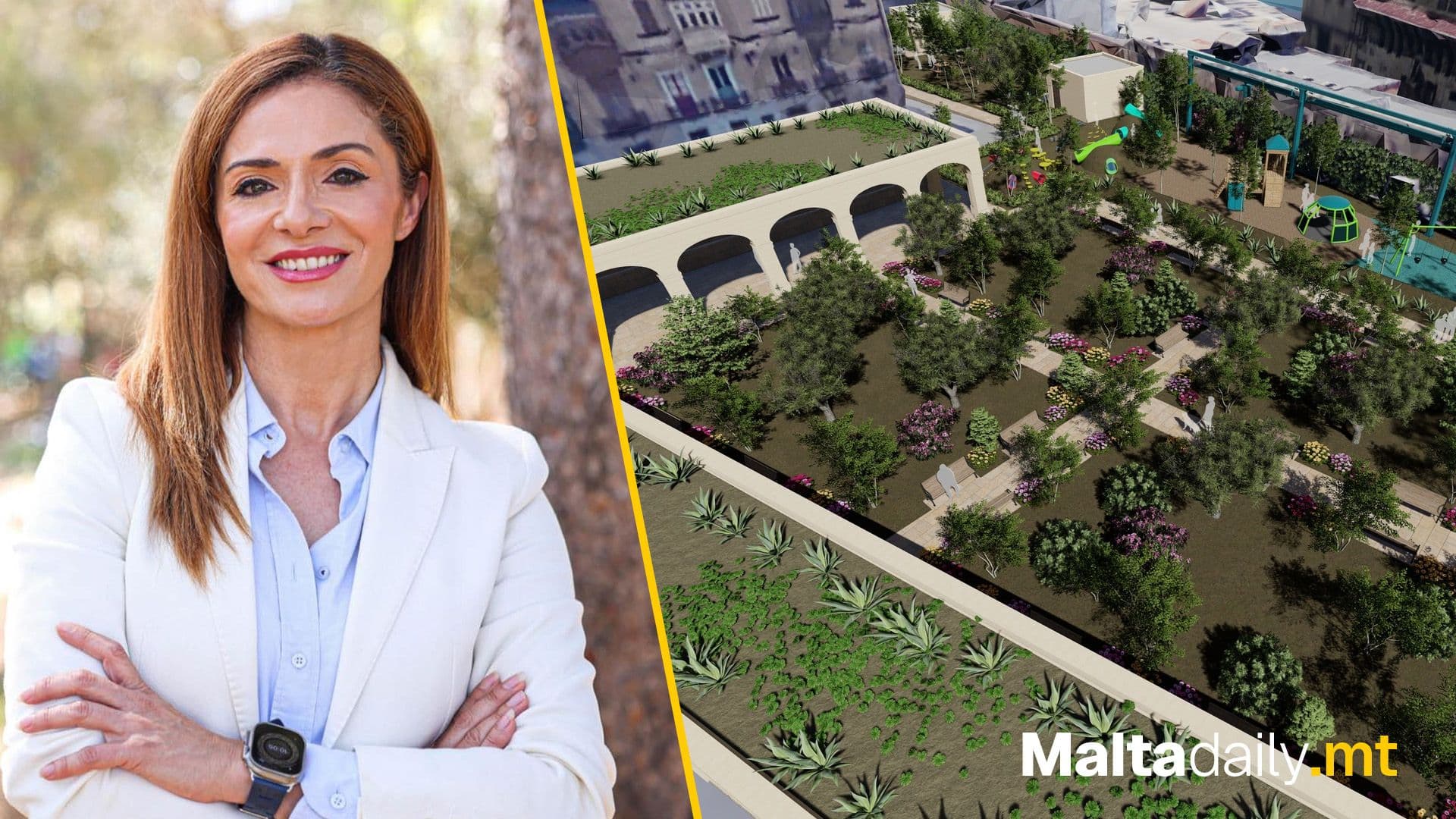 €11 Million Tender Announced By Minister Miriam Dalli For New Green Space Between Bormla And Senglea
