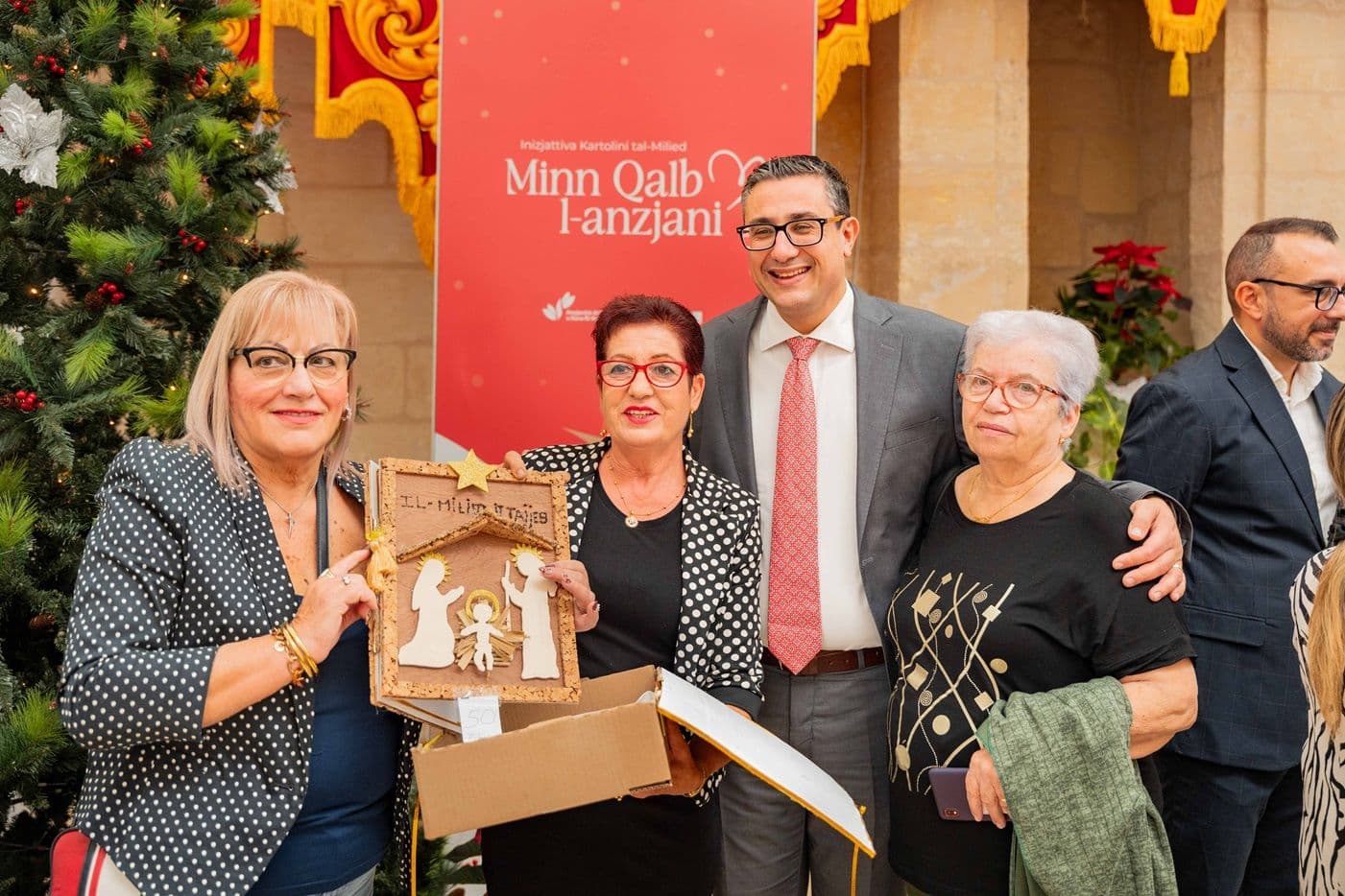 Local Elderly Design Malta’s Official Christmas Cards