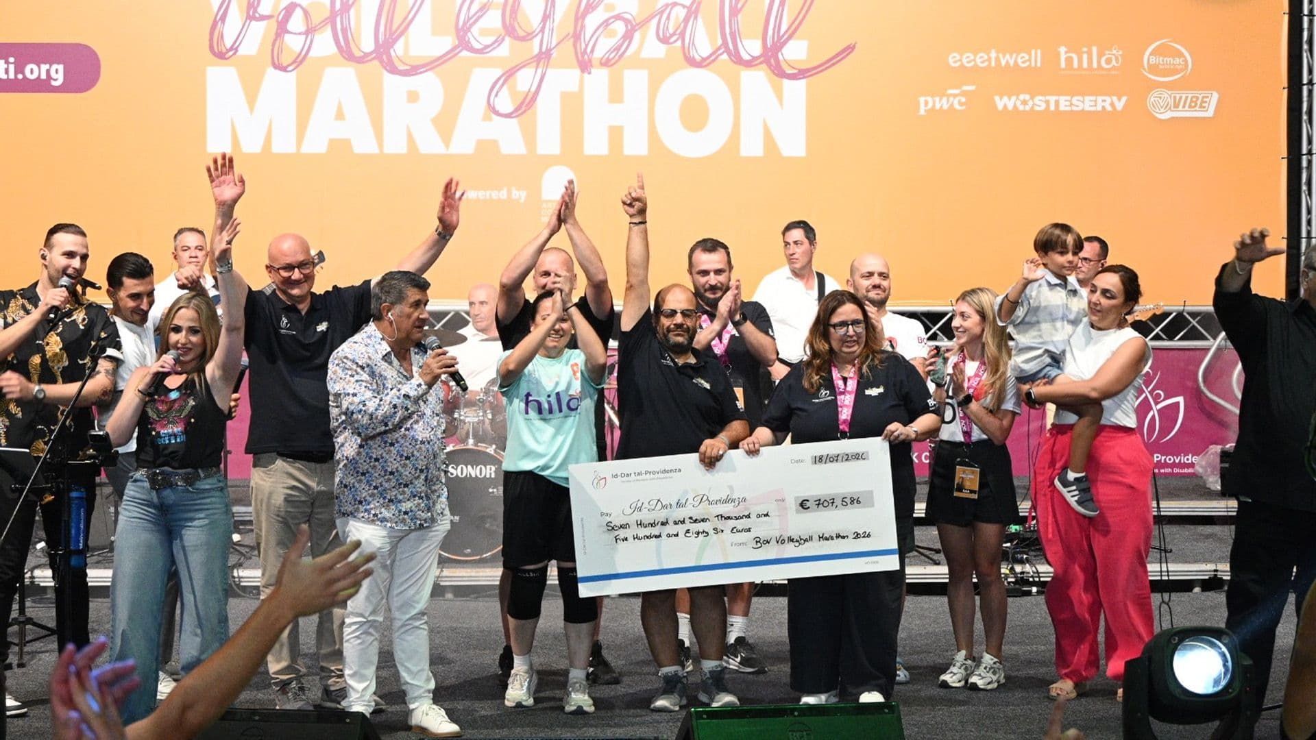 Over €700,000 Raised For ‘Id-Dar Tal-Providenza’ Through BOV Volleyball Marathon