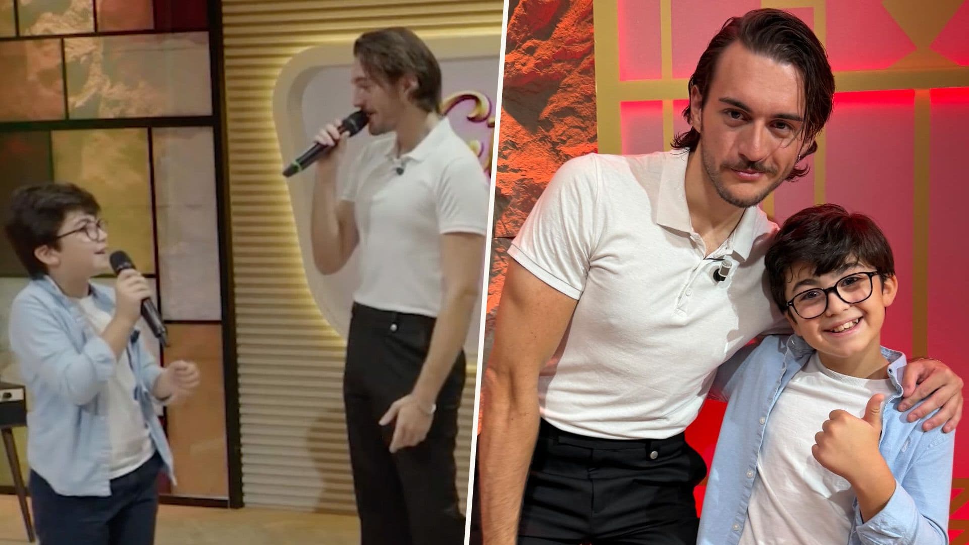 Aidan Surprises Beppe And Sing BELLA Together
