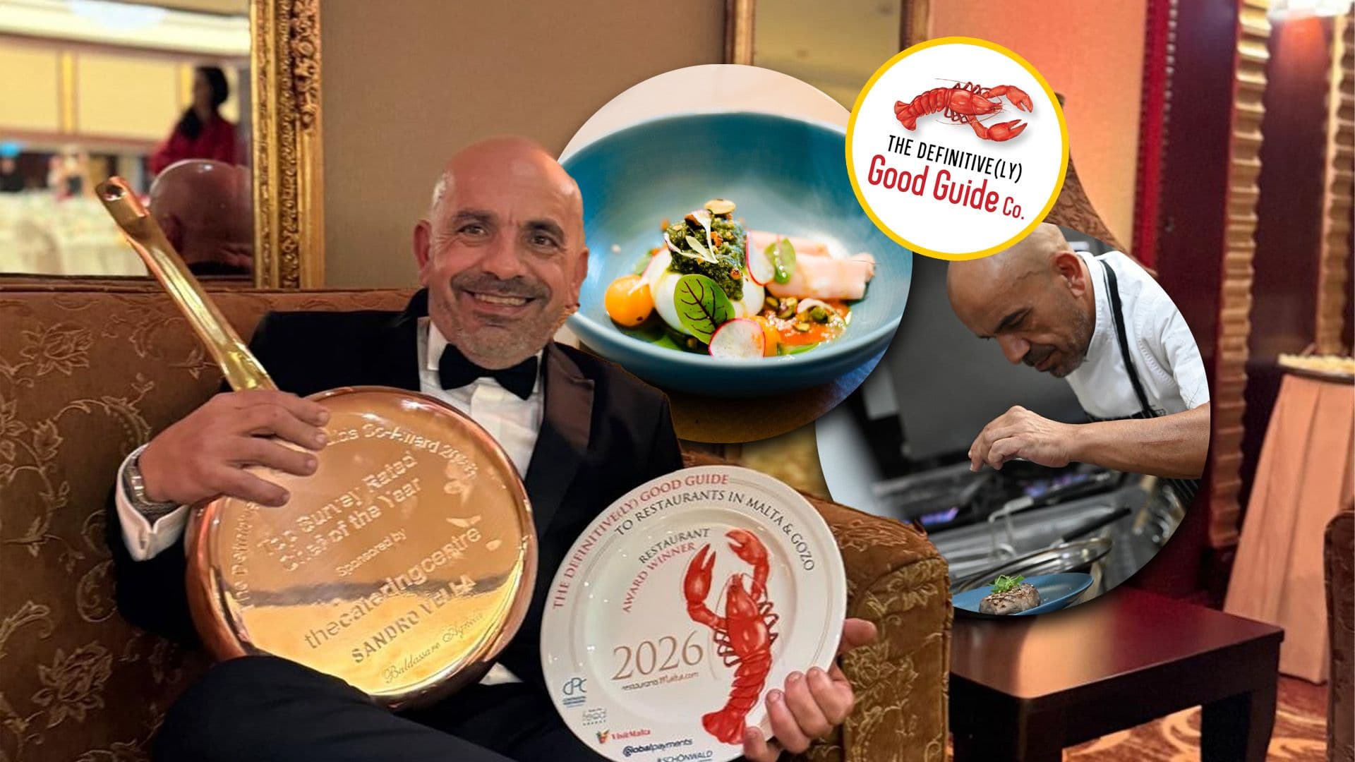 Sandro Vella Wins The Best Chef Award in Malta for 2025 At The Definitive(ly) Good Guide Awards