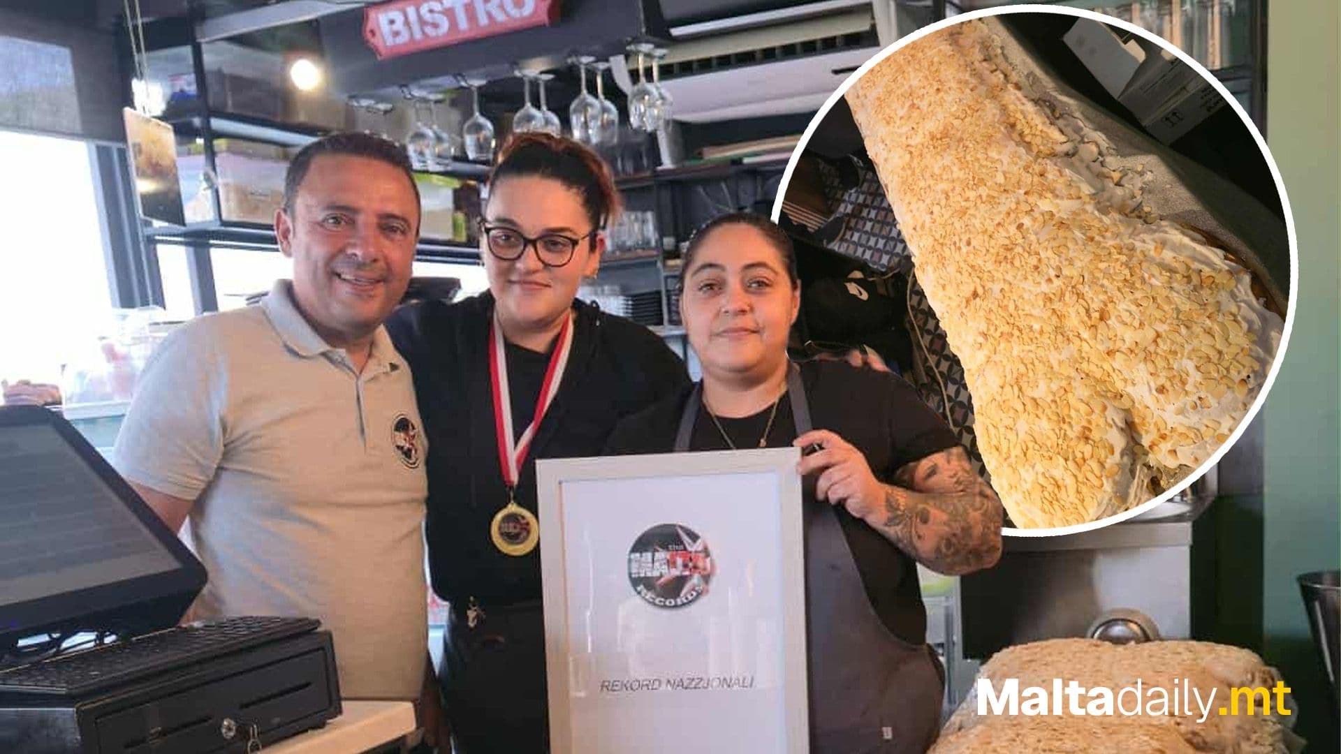 New Record: Buonbon Café Creates Largest Għadma tal-Mejtin in Malta