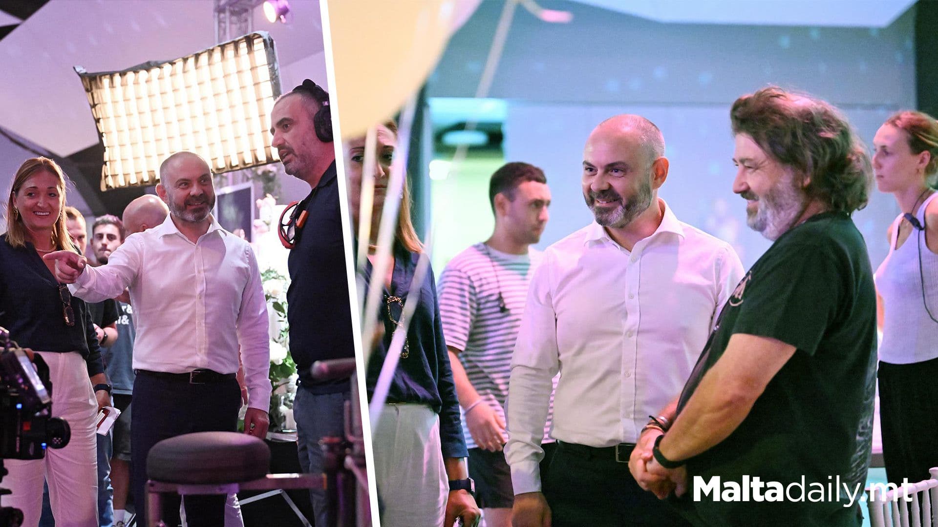 Minister Owen Bonnici Visits ‘Has Fallen’ Action Series Filming In Malta