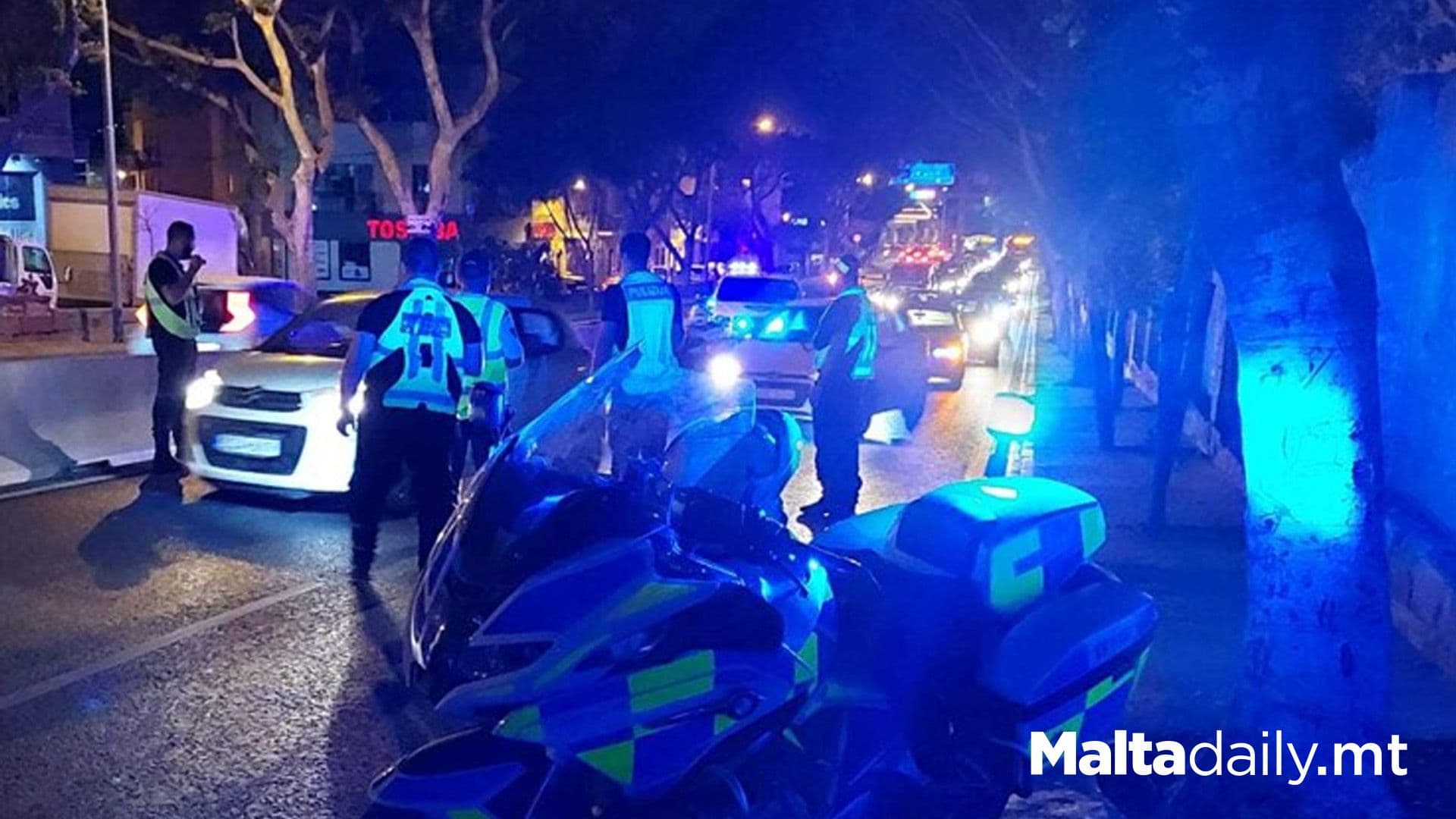 Police Catch 4 Drunk Drivers, 7 Without Licences & 17 Speeding Last Night
