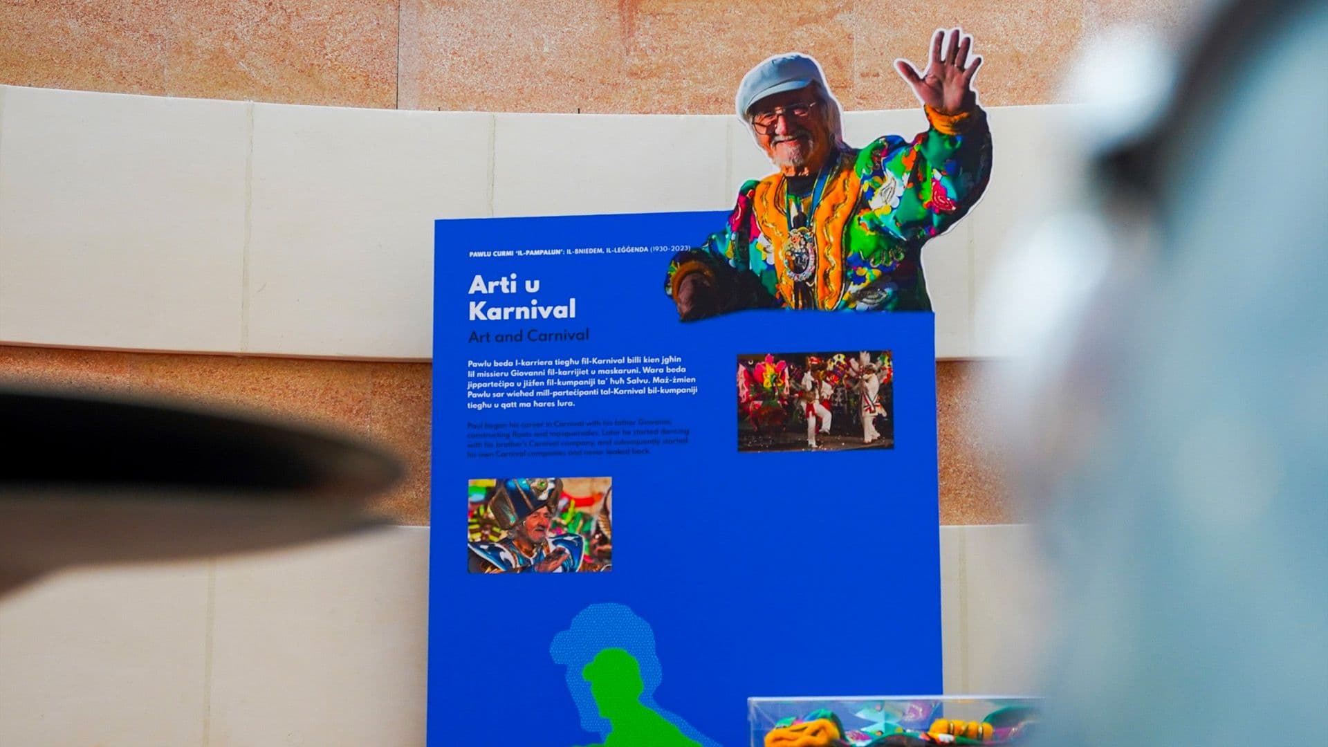 Carnival Legend Paul Curmi ‘Il-Pampalun’ Celebrated At Valletta Exhibition