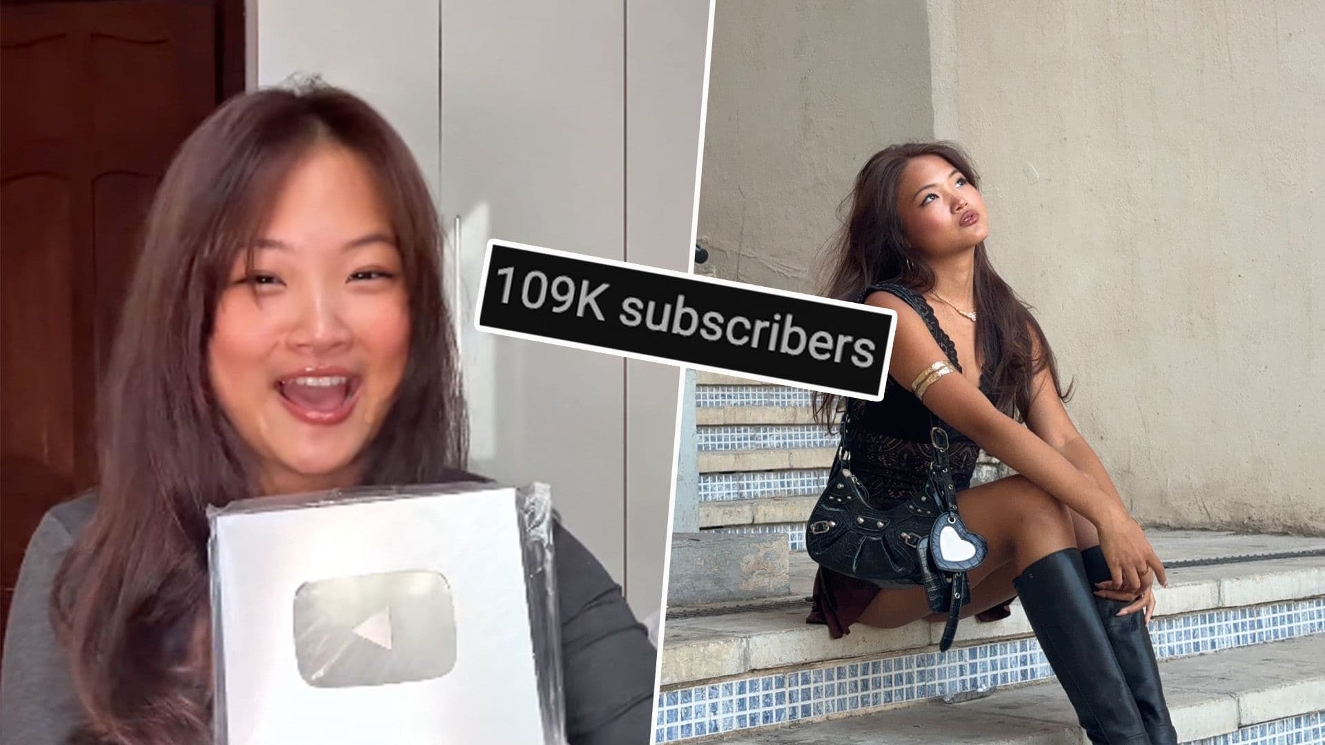 Kira Diao Unboxes Silver Play Buttons For 100K+ YouTube Subscribers