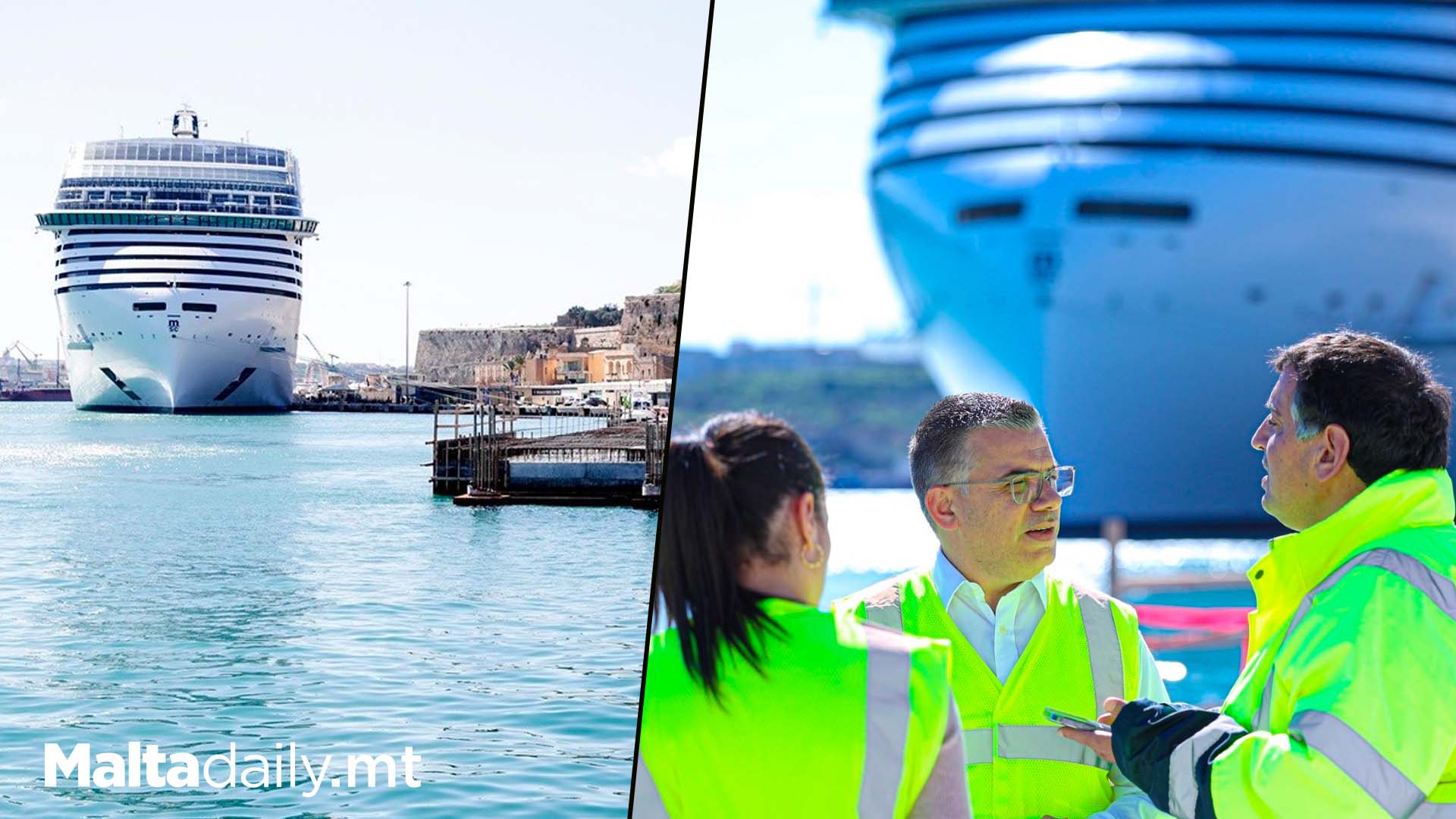 Extension Work On 2 Grand Harbour Piers In Advanced Stage