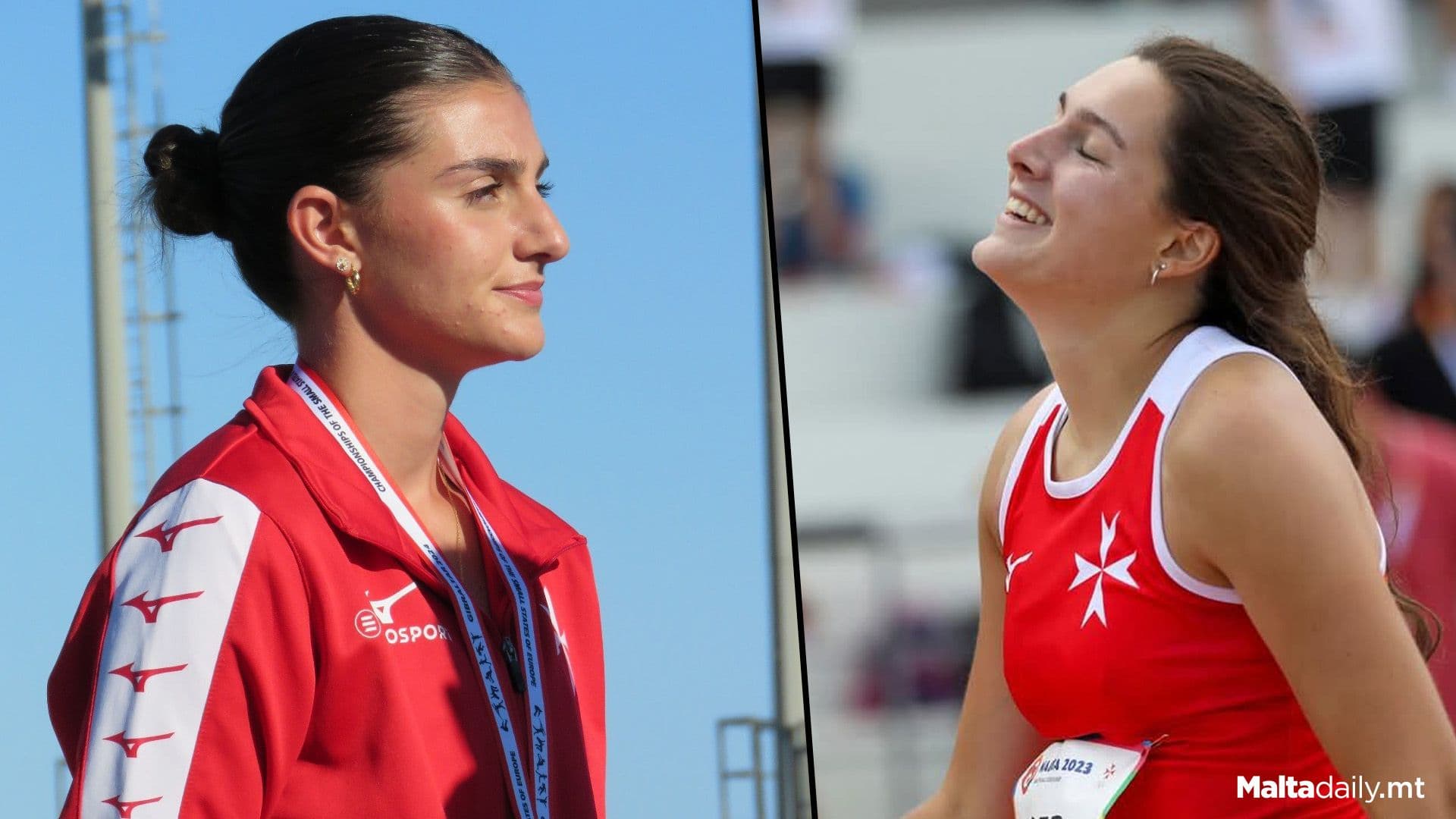 2 Maltese Athletes Set 5 National Records Whilst In US