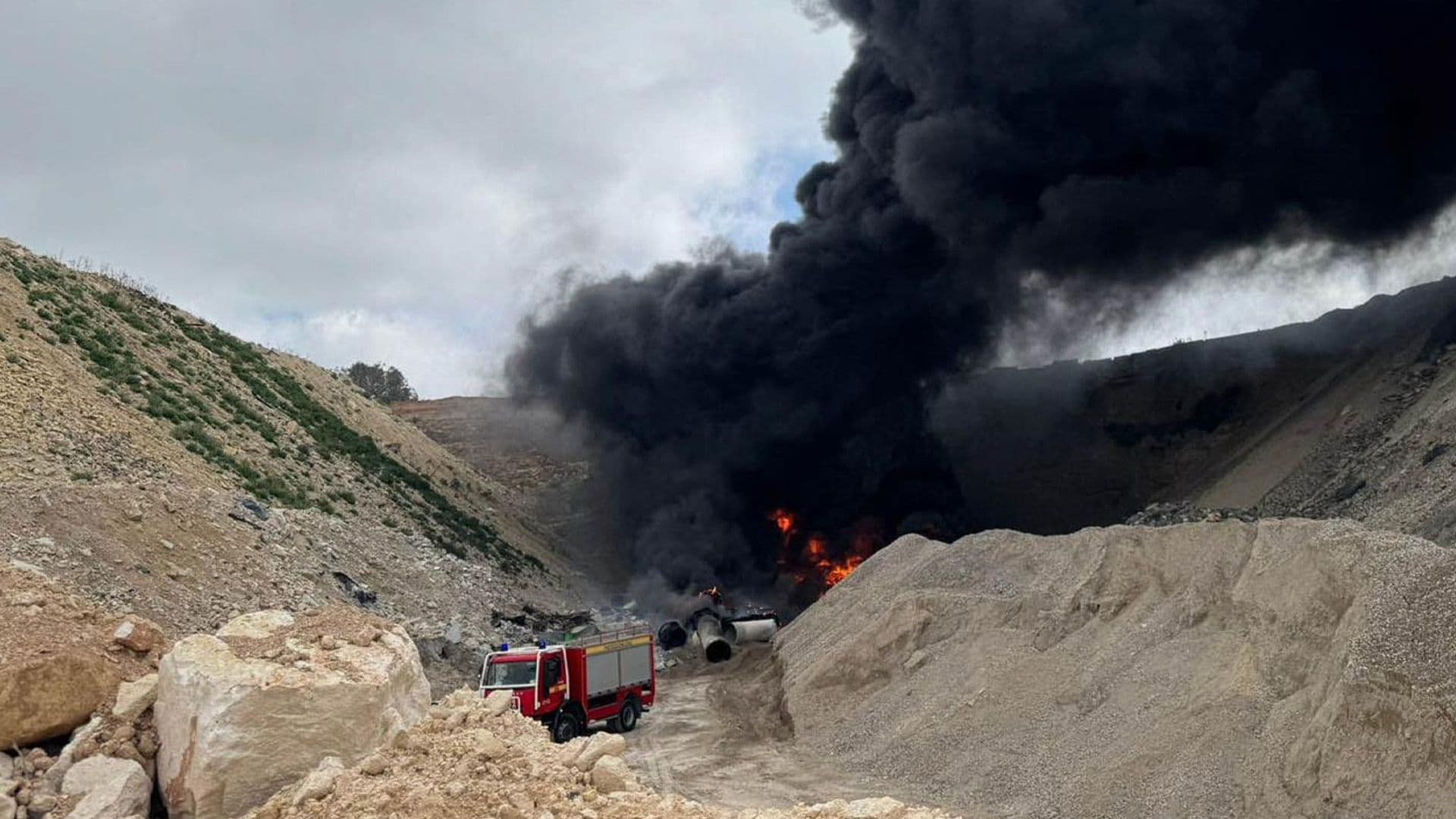 Industrial Fire Breaks Out In Dingli: CPD On Site