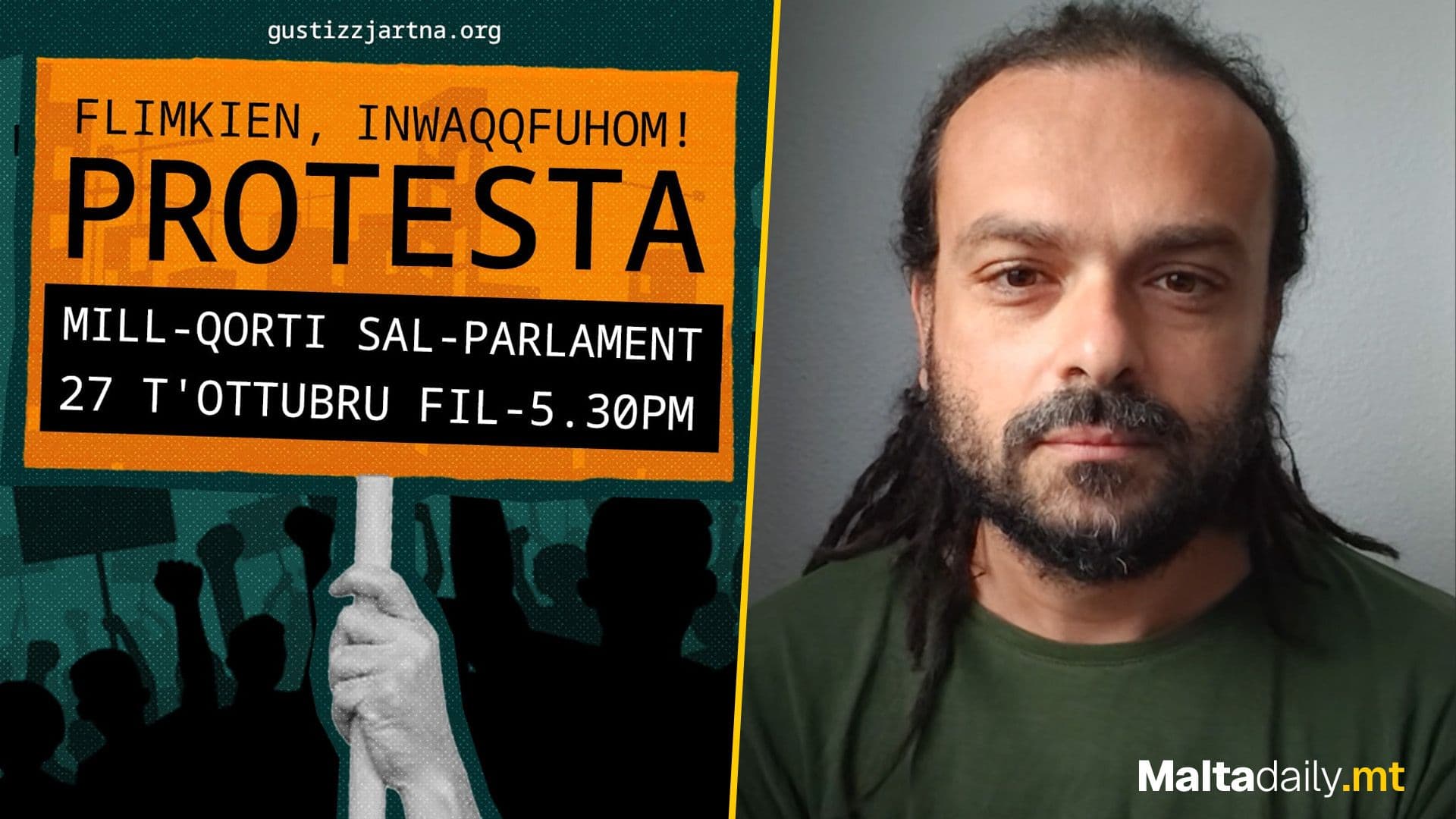 Protest During Monday’s Budget Against Planning Reforms