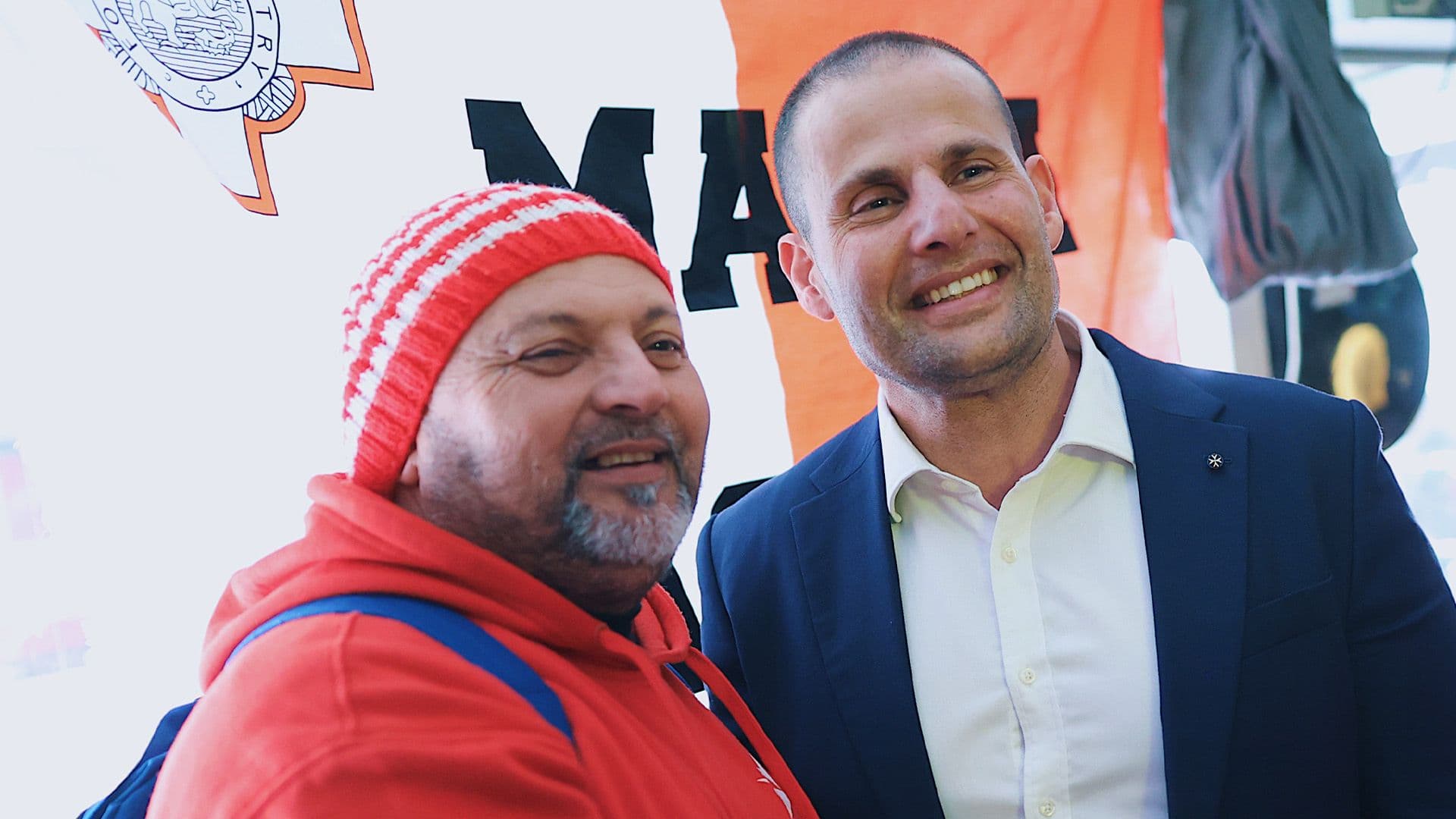 Robert Abela Meets Maltese Fans in Luxembourg Ahead of Crucial Nations League Clash