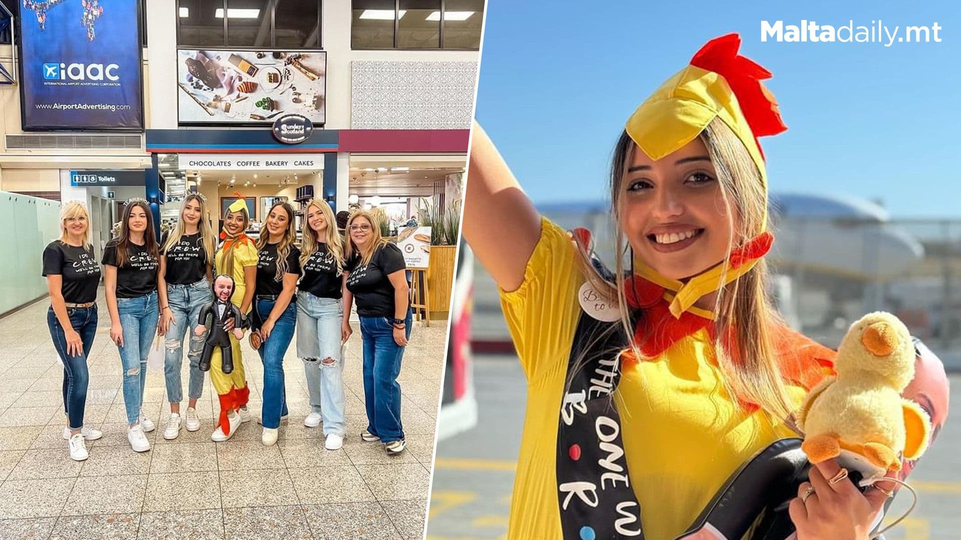 Local Bride-To-Be Dressed As Hen At Hens Party