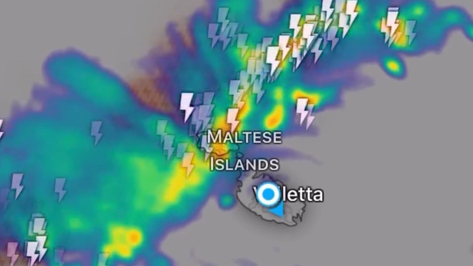 What The Skies Over Malta Look Like: Stormy Weather Approaches
