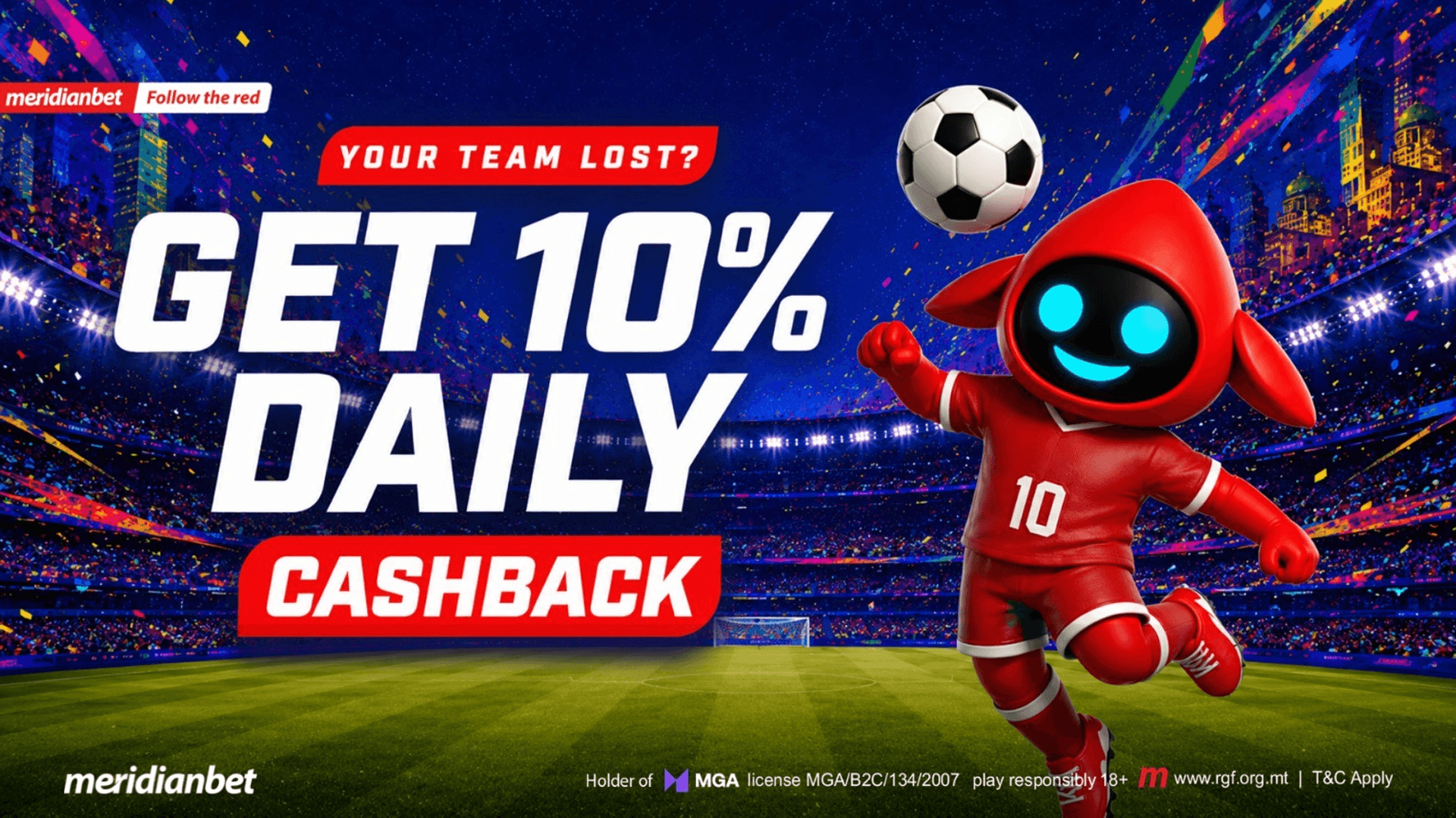 Meridianbet Launches €5,000 Champions Race Alongside Tournament Cashback Promotion