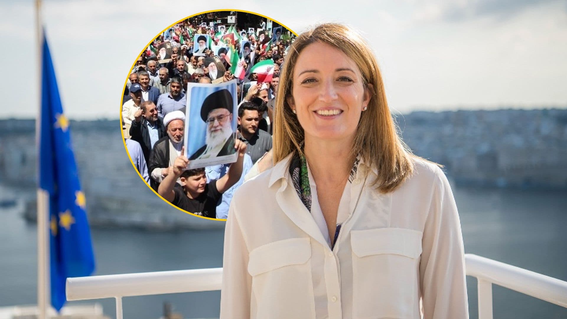 ROBERTA METSOLA VOICES SUPPORT FOR IRANIAN PROTESTERS