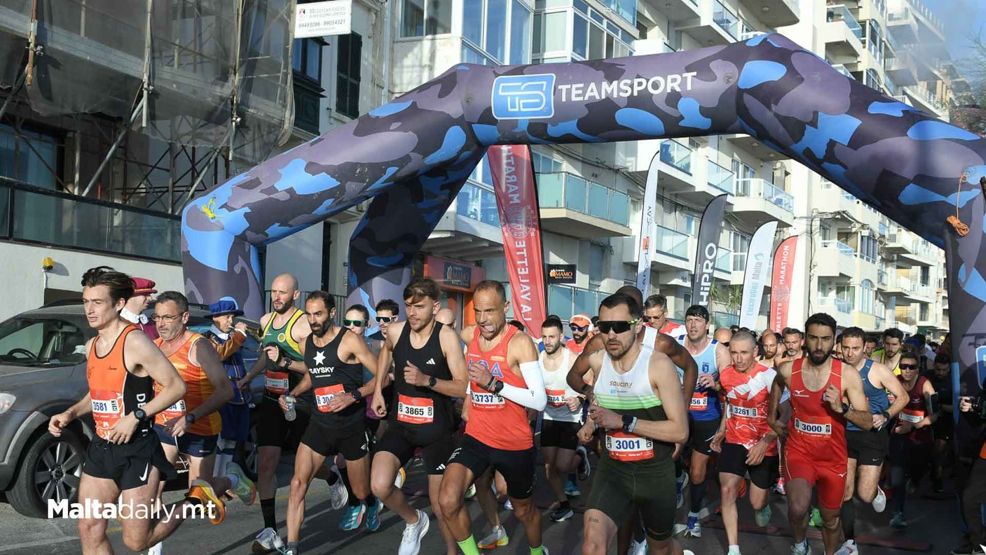 Thousands take part in the La Valette Marathon